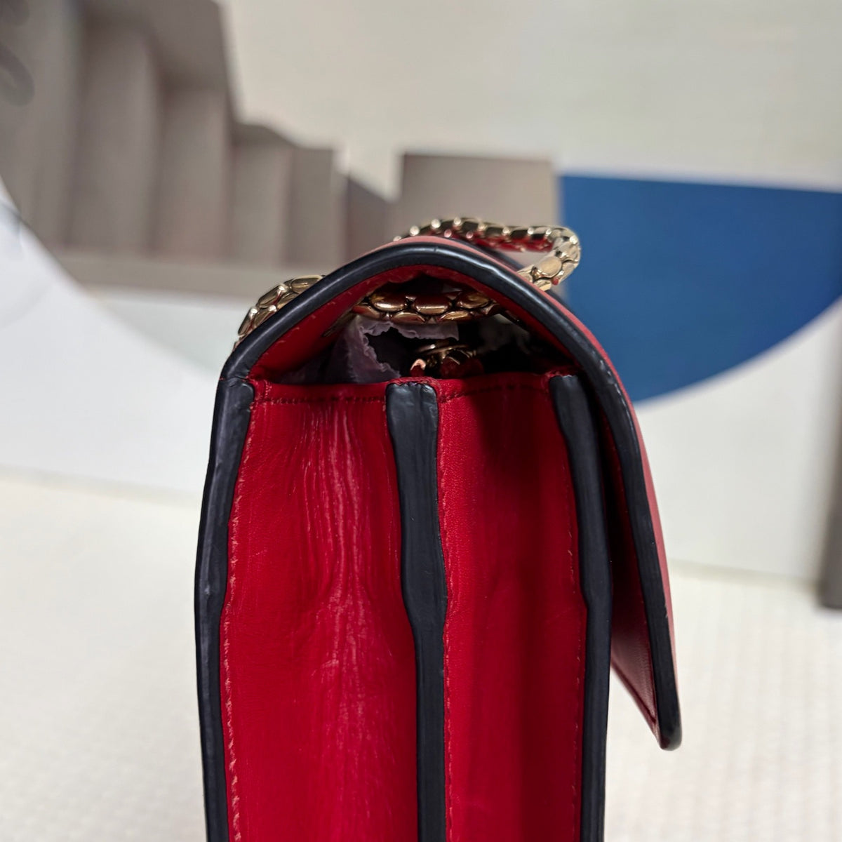 Bvlgari - Serpenti Forever Medium - Leather - Red - (medium)