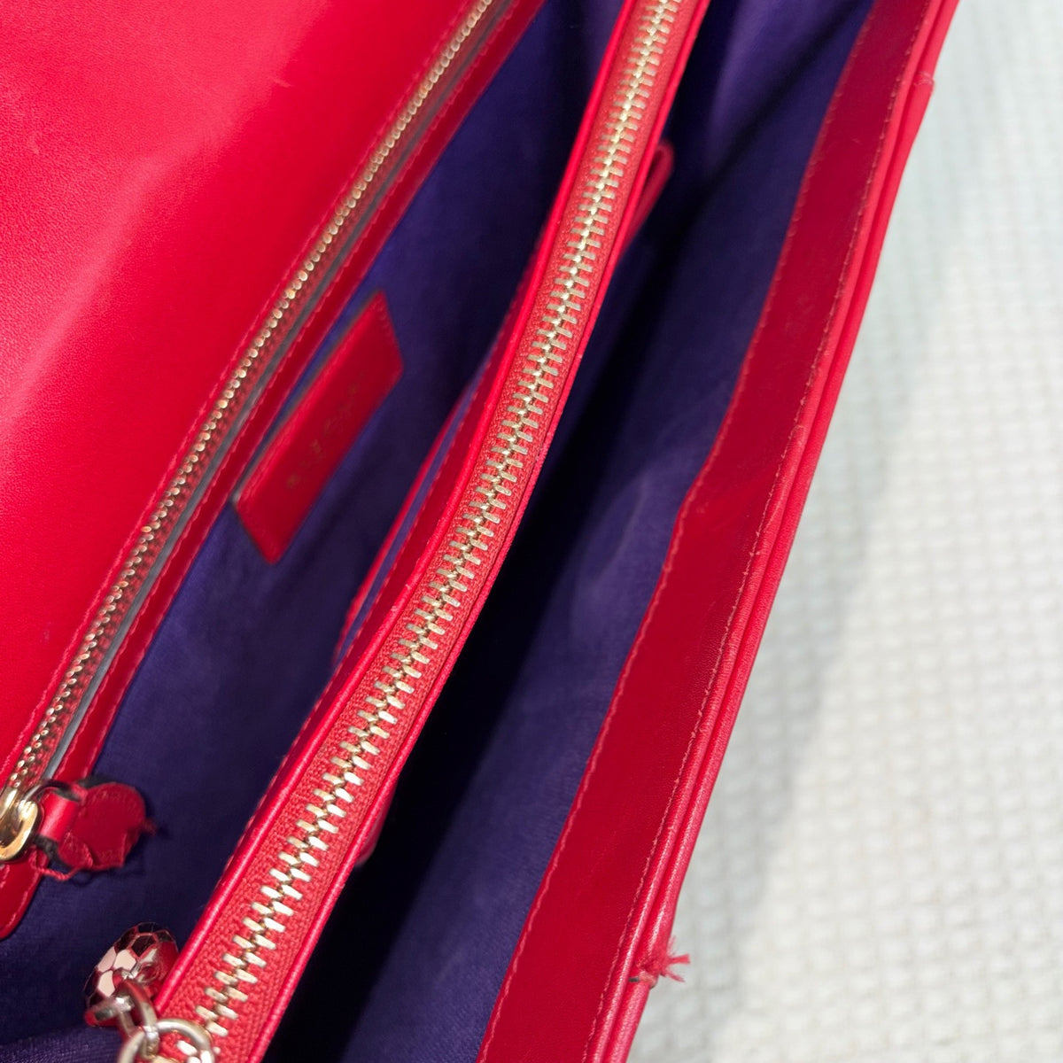 Bvlgari - Serpenti Forever Medium - Leather - Red - (medium)