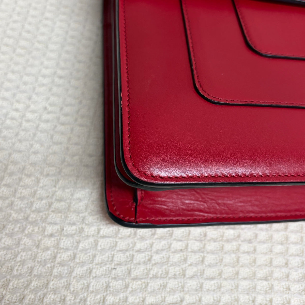 Bvlgari - Serpenti Forever Medium - Leather - Red - (medium)