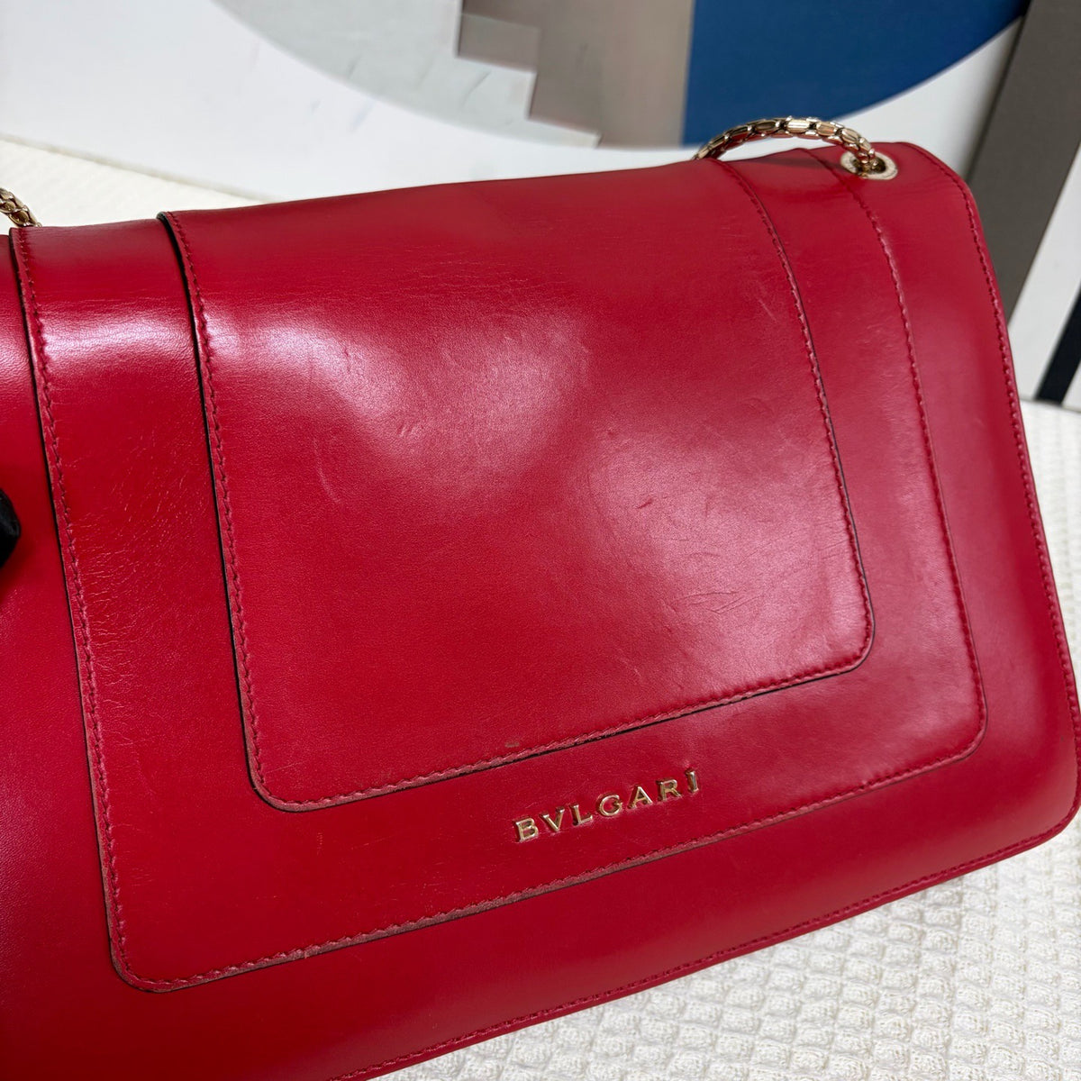 Bvlgari - Serpenti Forever Medium - Leather - Red - (medium)