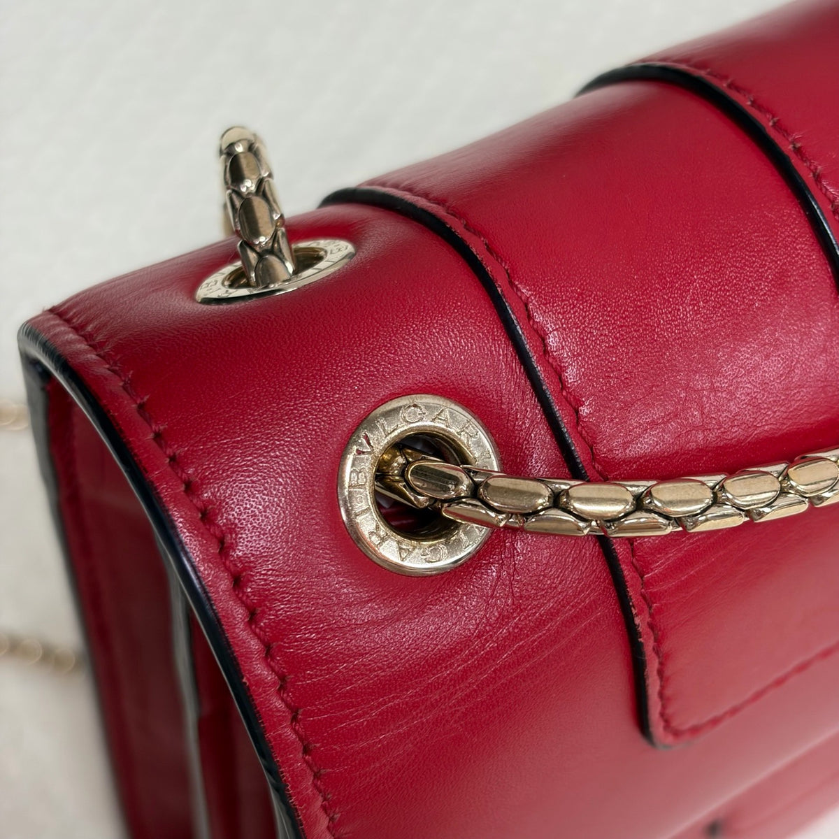 Bvlgari - Serpenti Forever Medium - Leather - Red - (medium)