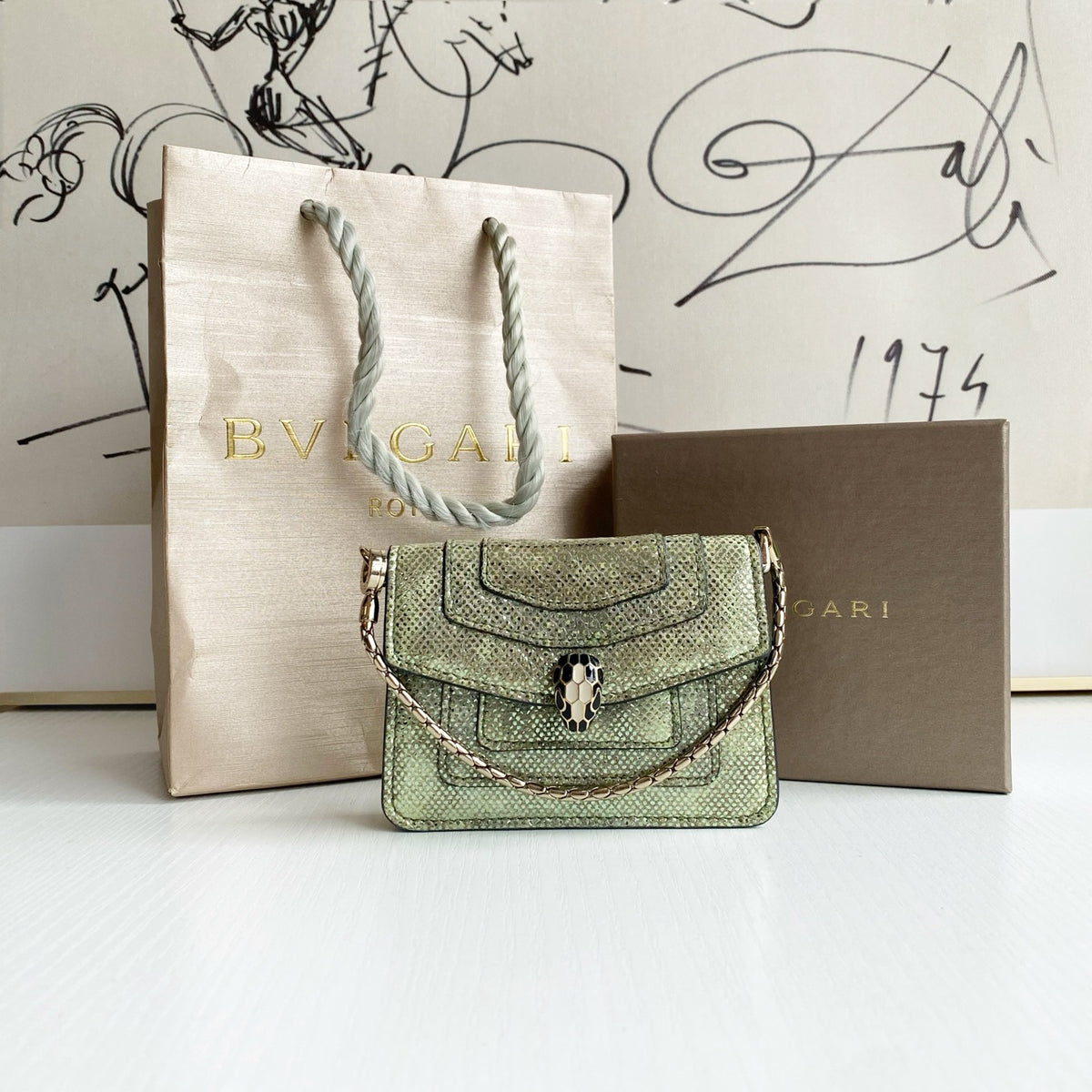 Bvlgari - Serpenti Forever Mini - Leather - Green - (Mini)