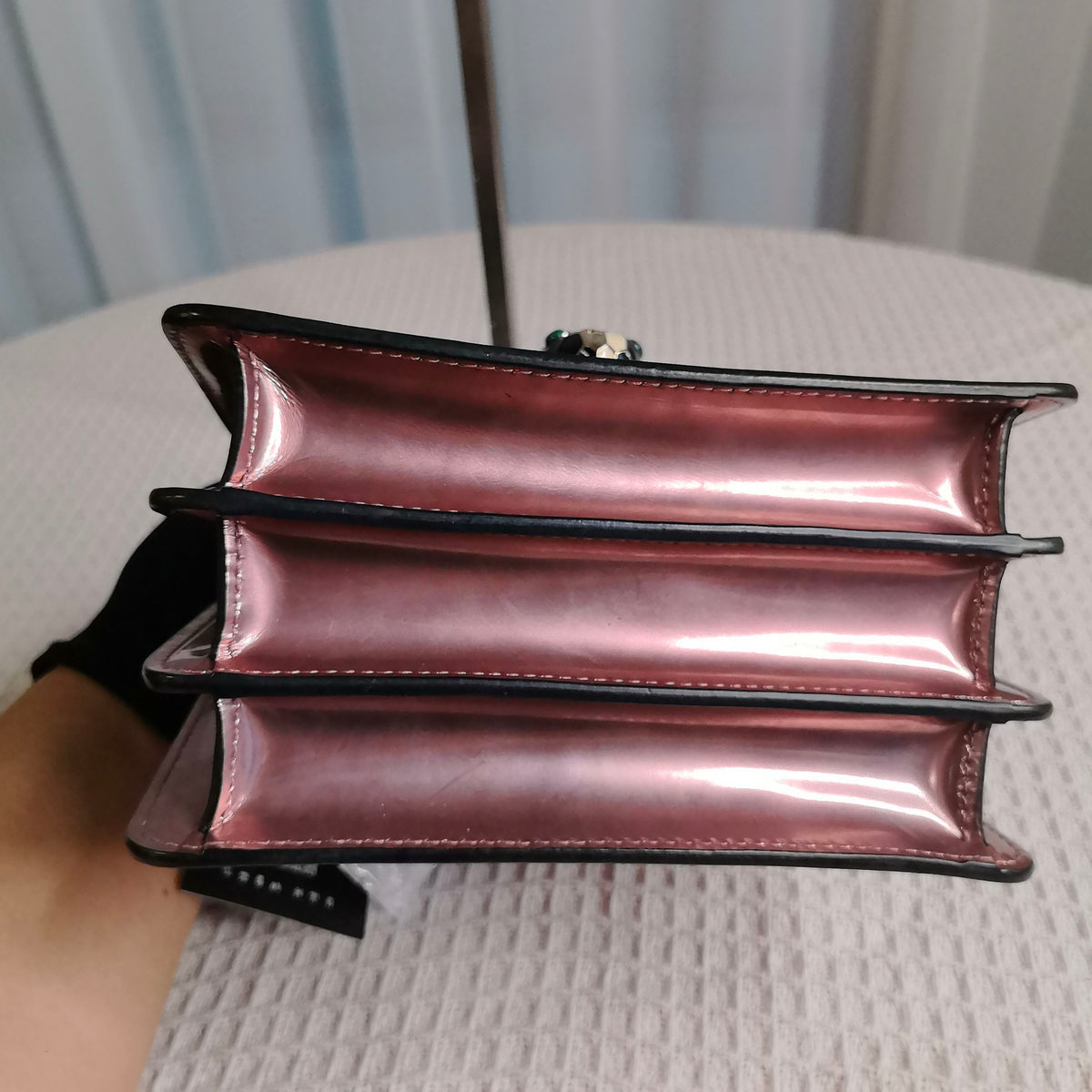 Bvlgari - Serpenti Forever - Patent leather - Burgundy
