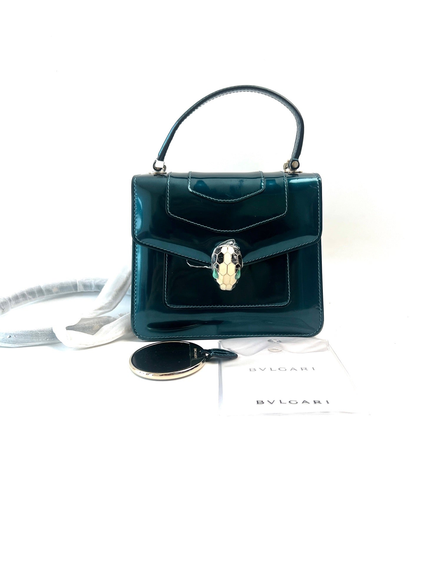 Bvlgari - Serpenti Forever - Patent leather - Green - (mini)