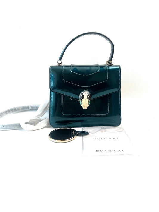 Bvlgari - Serpenti Forever - Patent leather - Green - (mini)