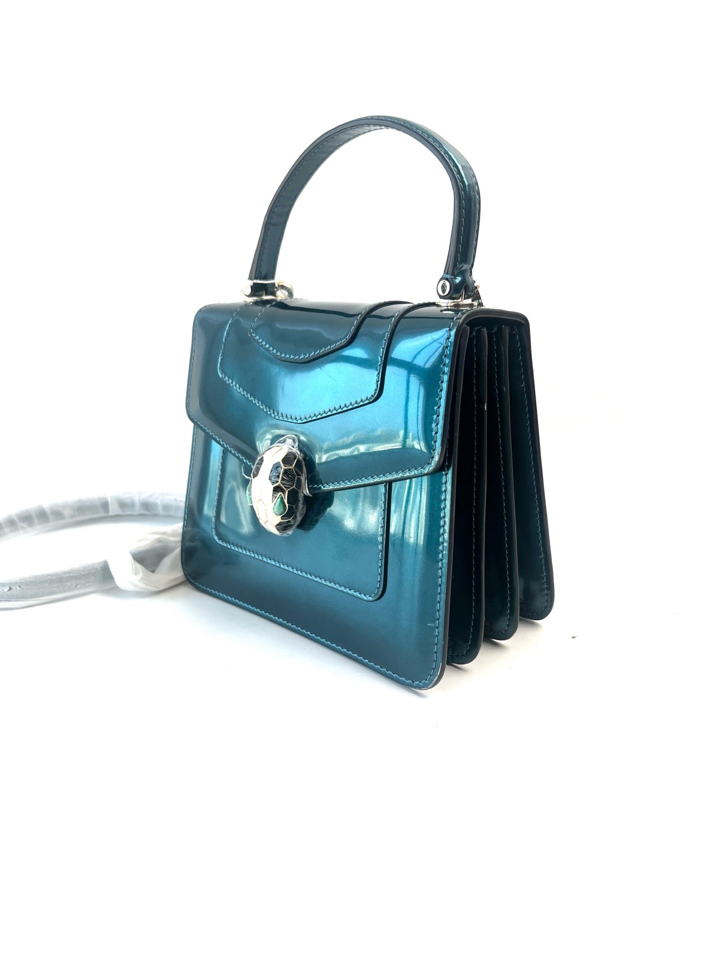 Bvlgari - Serpenti Forever - Patent leather - Green - (mini)