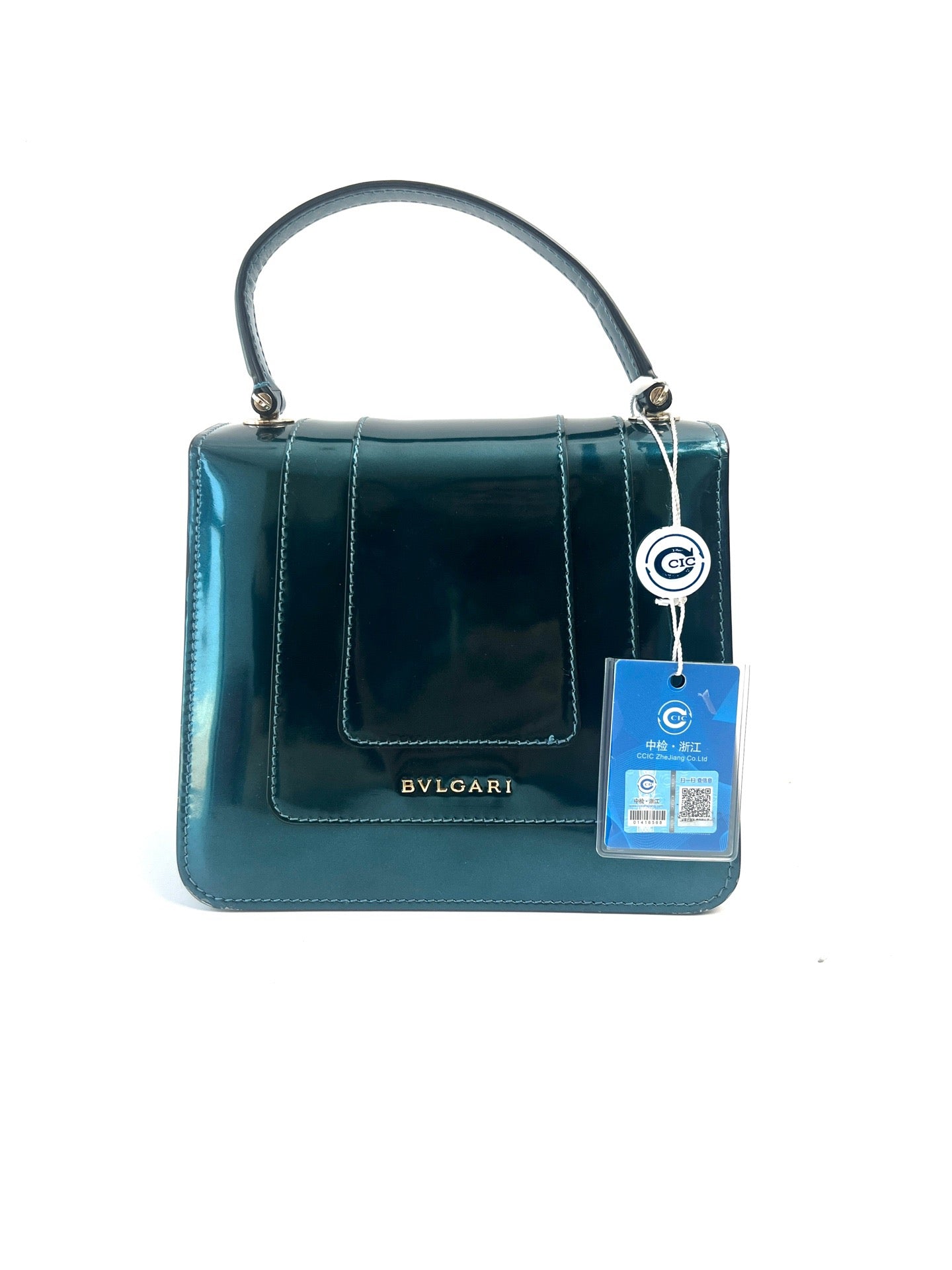 Bvlgari - Serpenti Forever - Patent leather - Green - (mini)