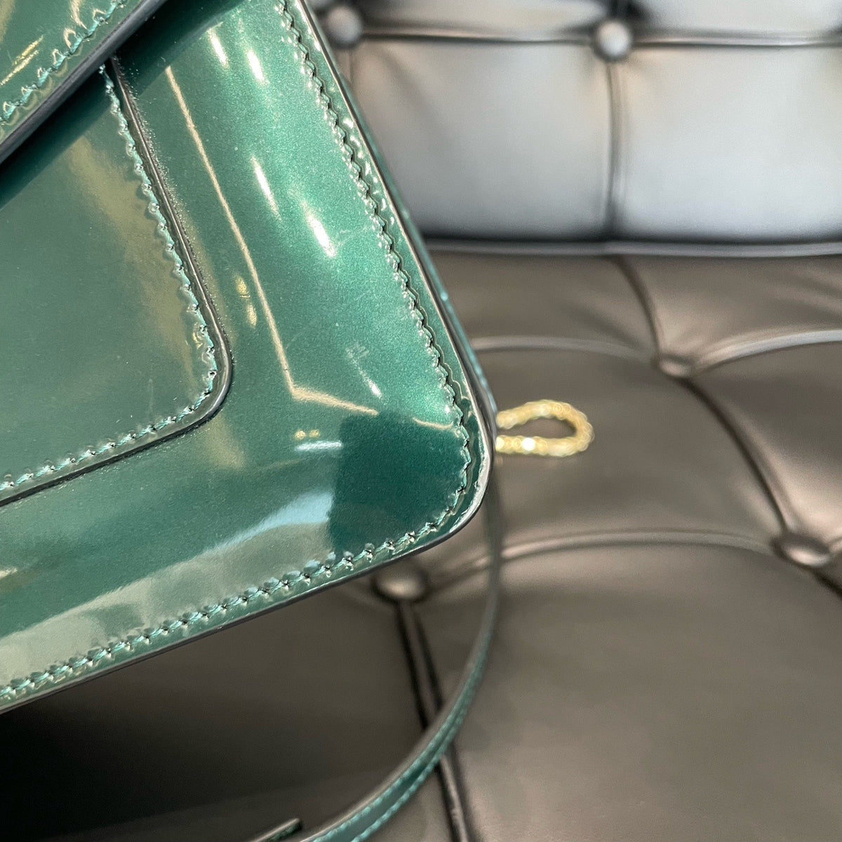 Bvlgari - Serpenti Forever - Patent leather - Green - (mini)