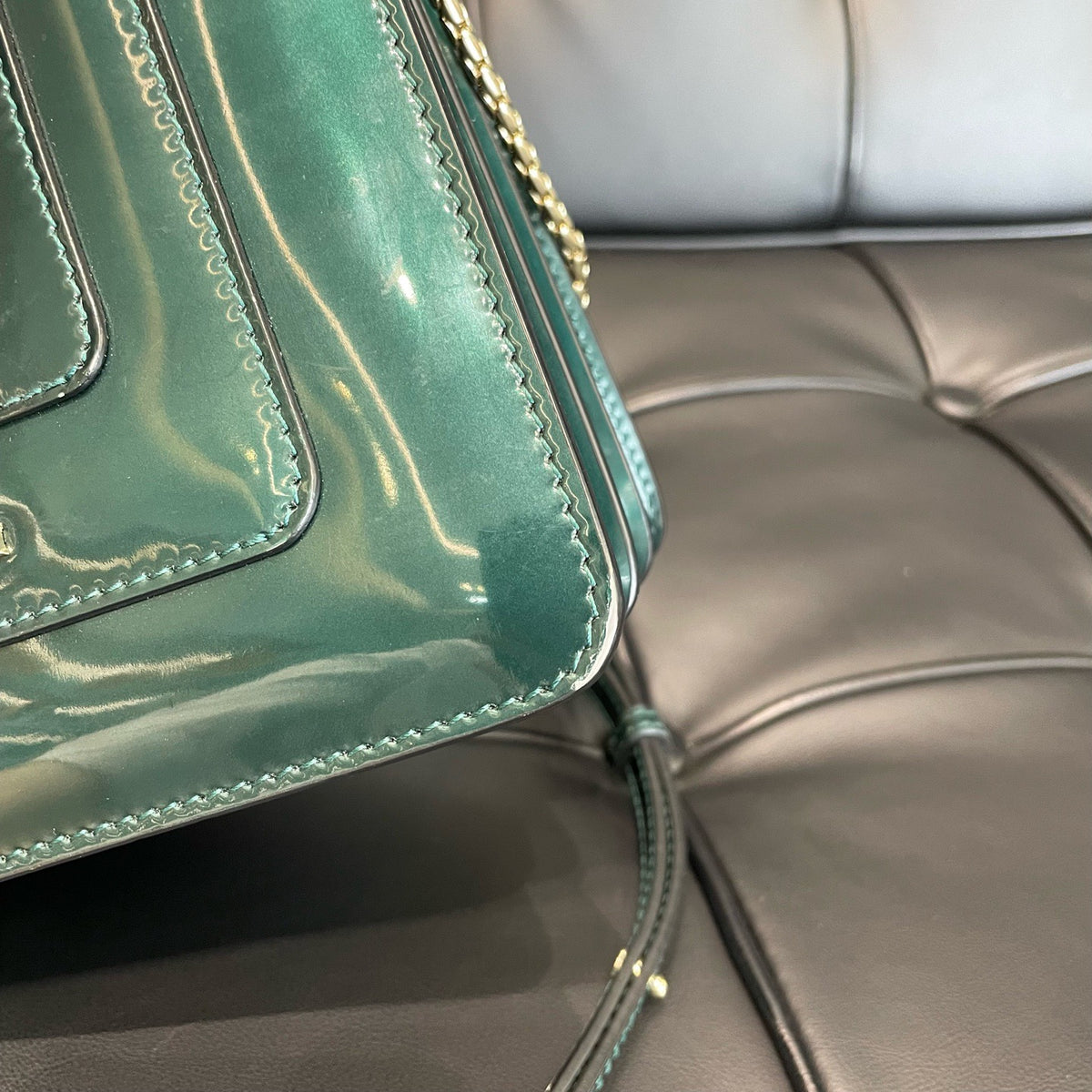 Bvlgari - Serpenti Forever - Patent leather - Green - (mini)