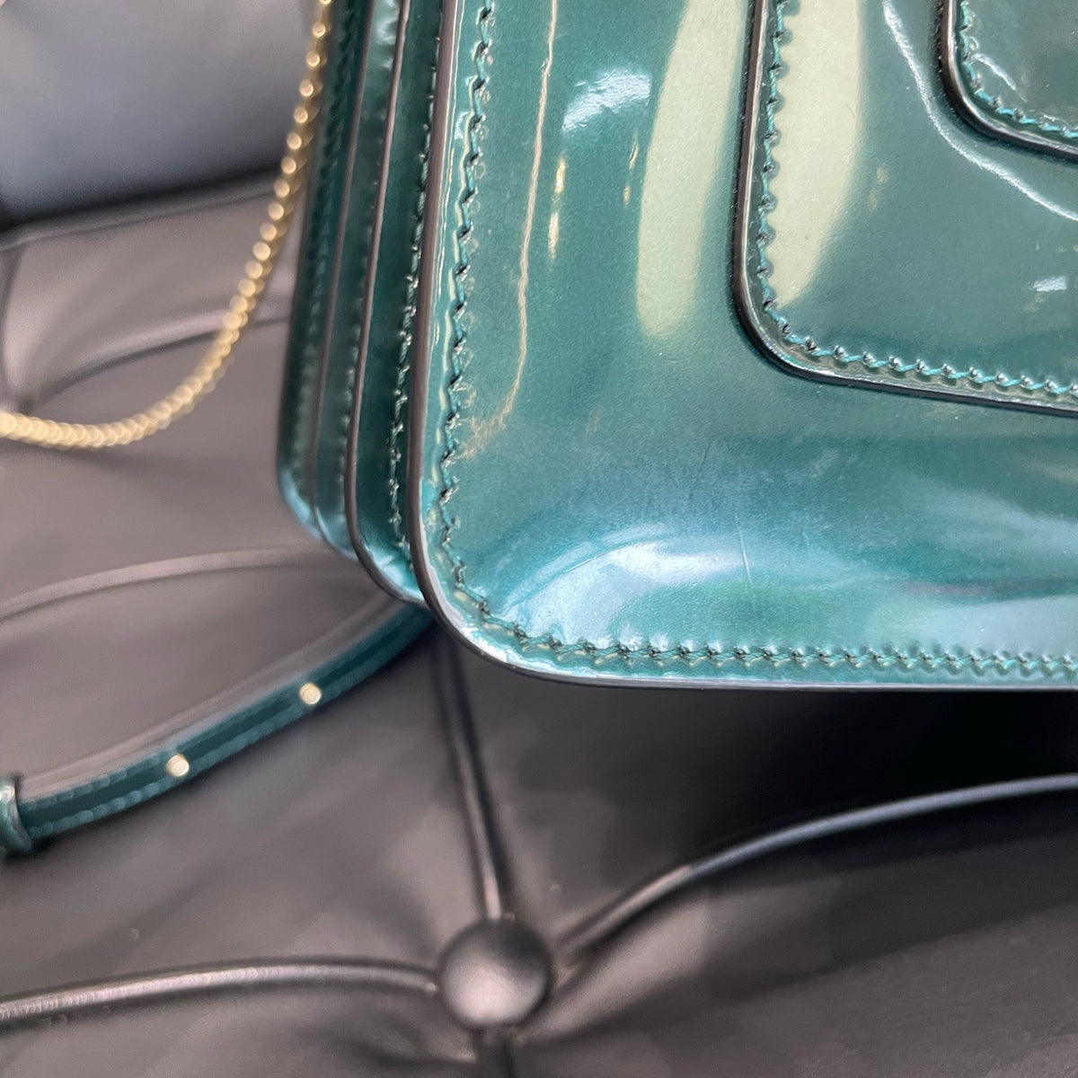 Bvlgari - Serpenti Forever - Patent leather - Green - (mini)