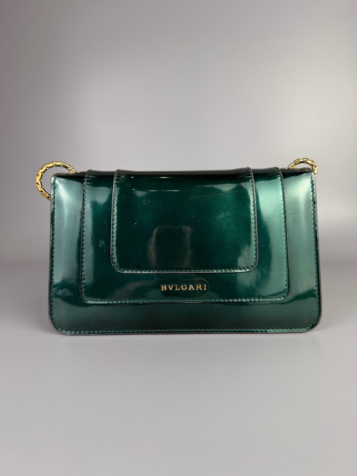 Bvlgari - Serpenti Forever - Patent leather - Green - (small)