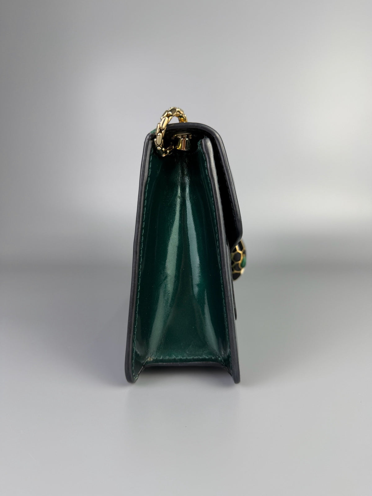 Bvlgari - Serpenti Forever - Patent leather - Green - (small)