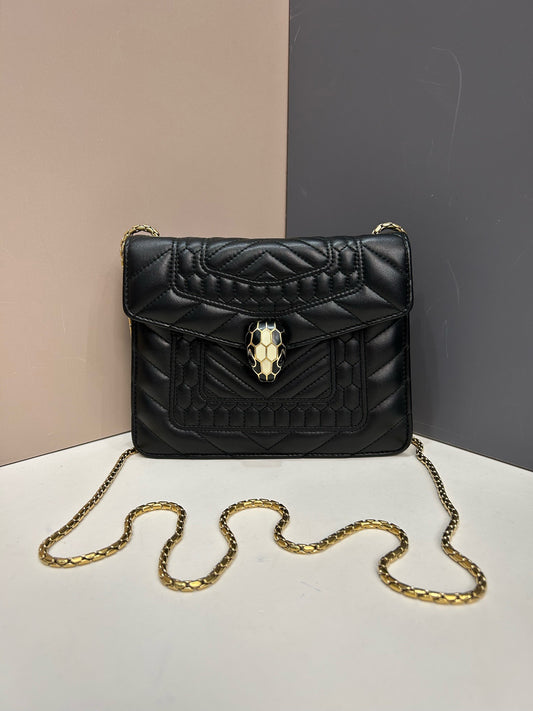 Bvlgari - Serpenti Forever Small - Leather - Black - (Small)