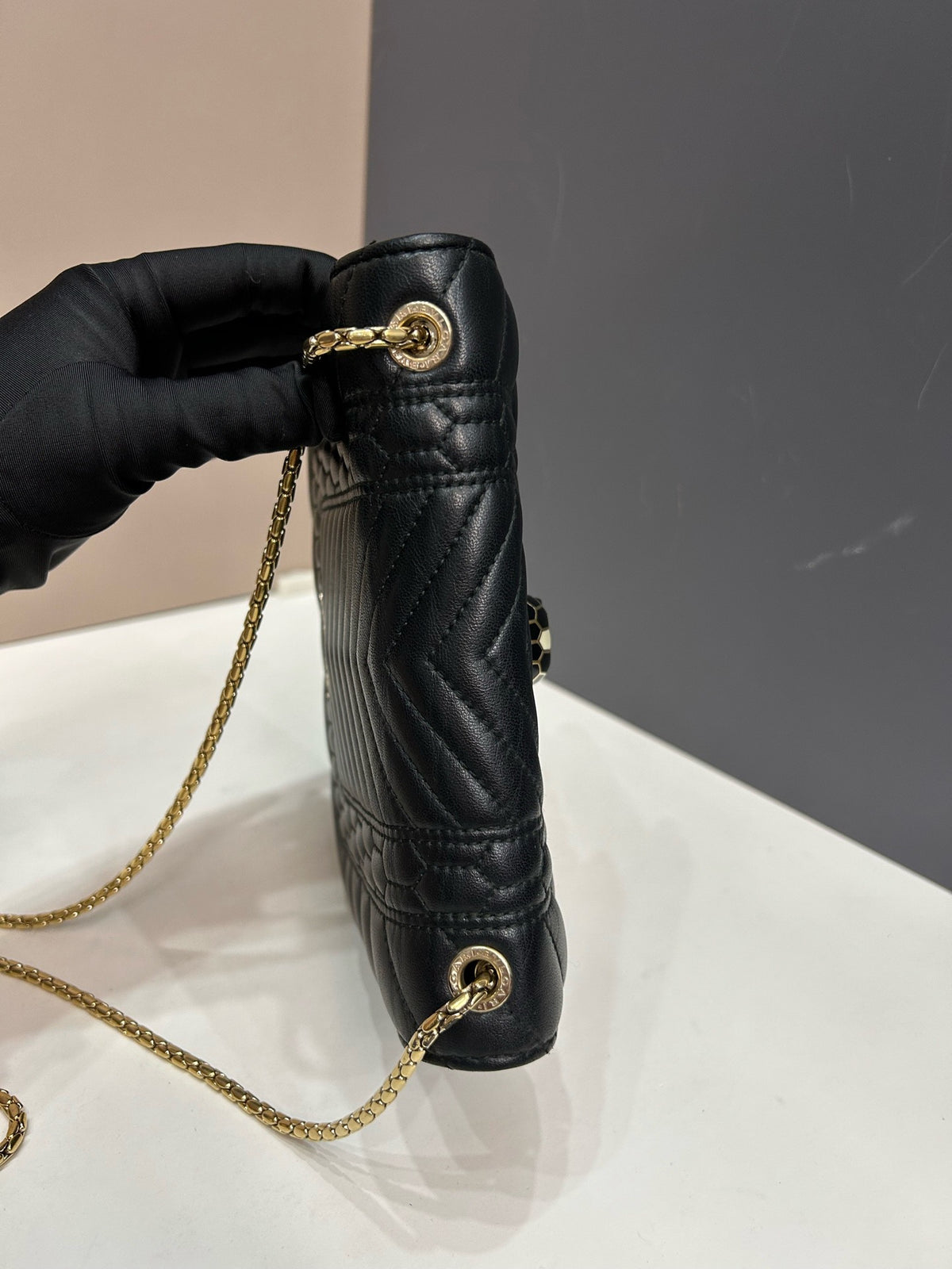 Bvlgari - Serpenti Forever Small - Leather - Black - (Small)