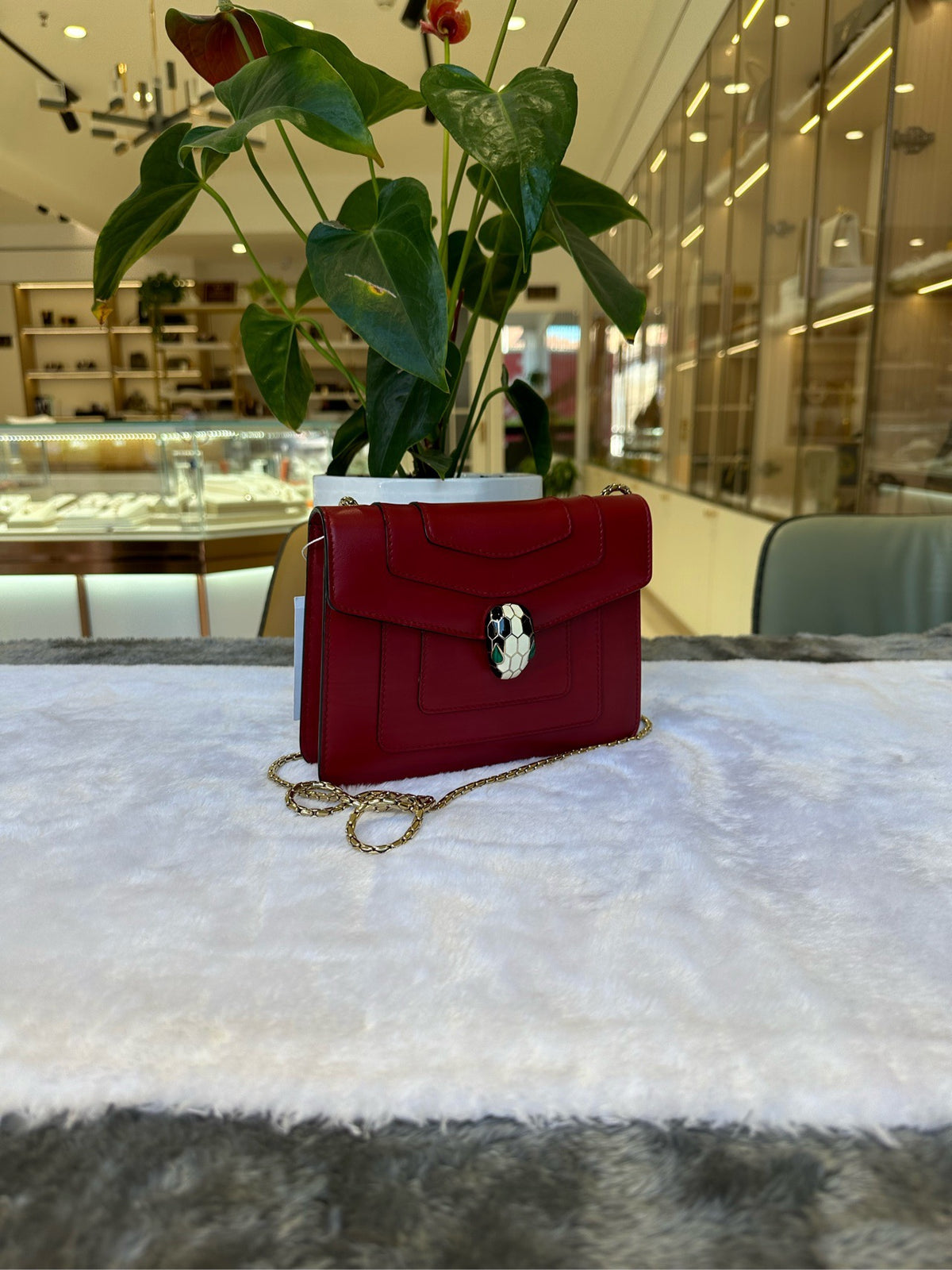 Bvlgari - Serpenti Forever Small - Leather - Red - (small)