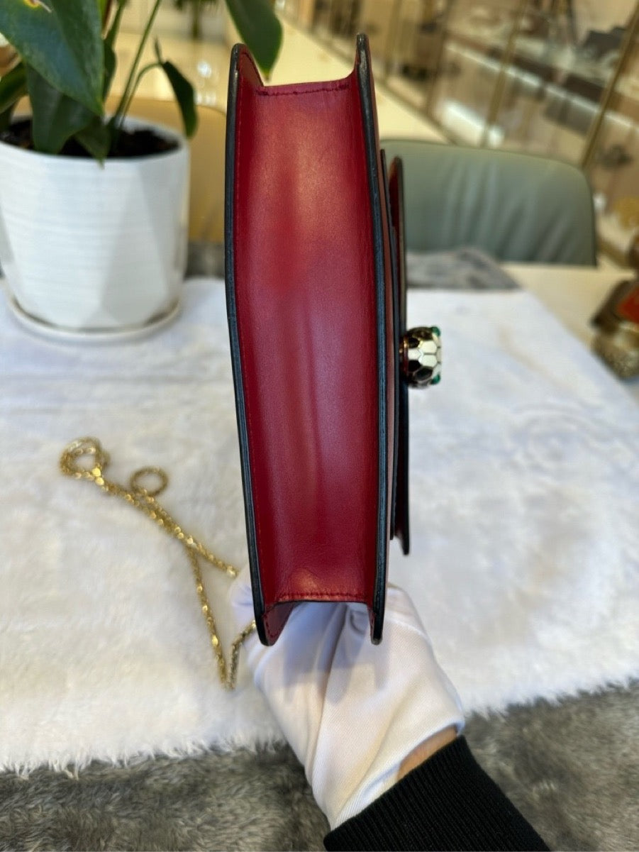 Bvlgari - Serpenti Forever Small - Leather - Red - (small)