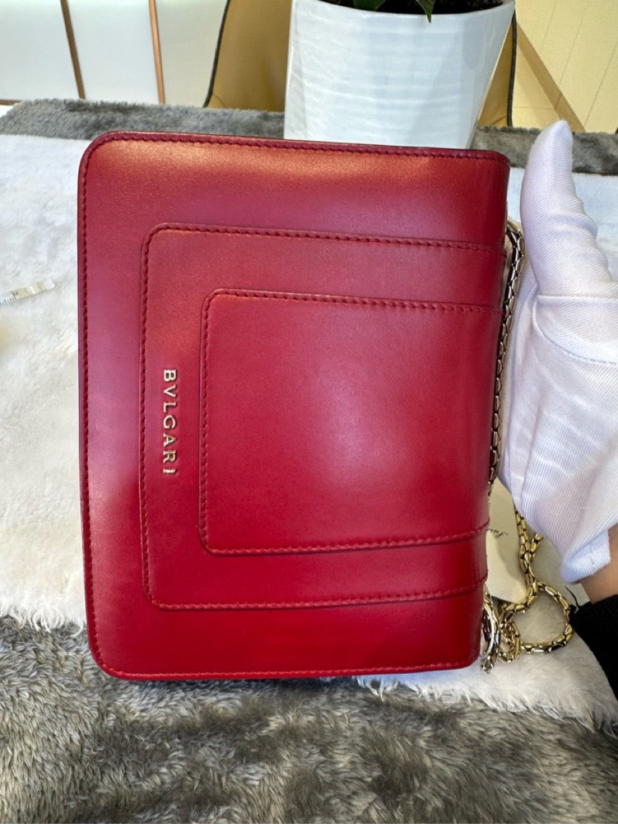 Bvlgari - Serpenti Forever Small - Leather - Red - (small)