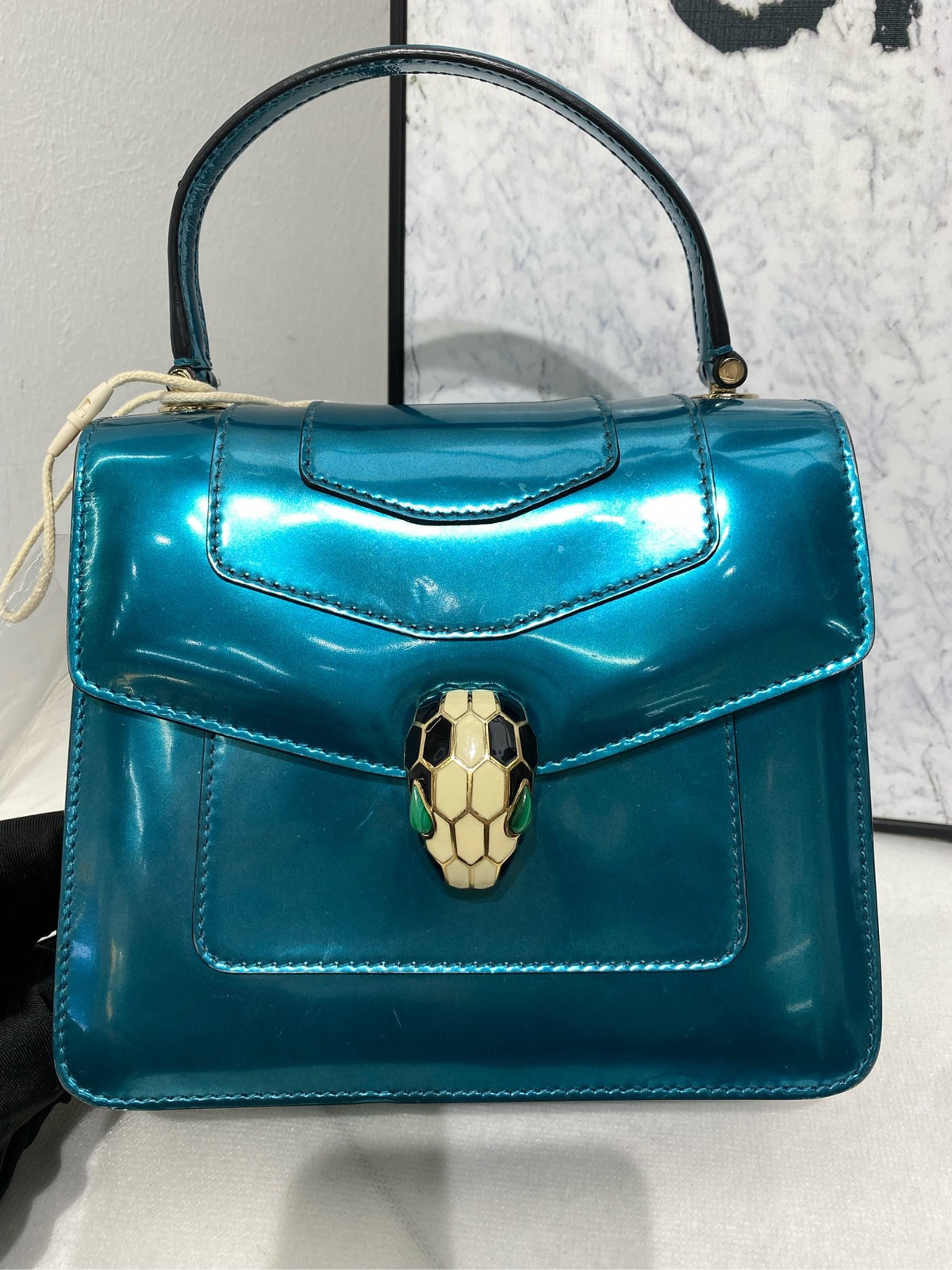 Bvlgari - Serpenti Forever Small - Patent leather - Blue - (small)