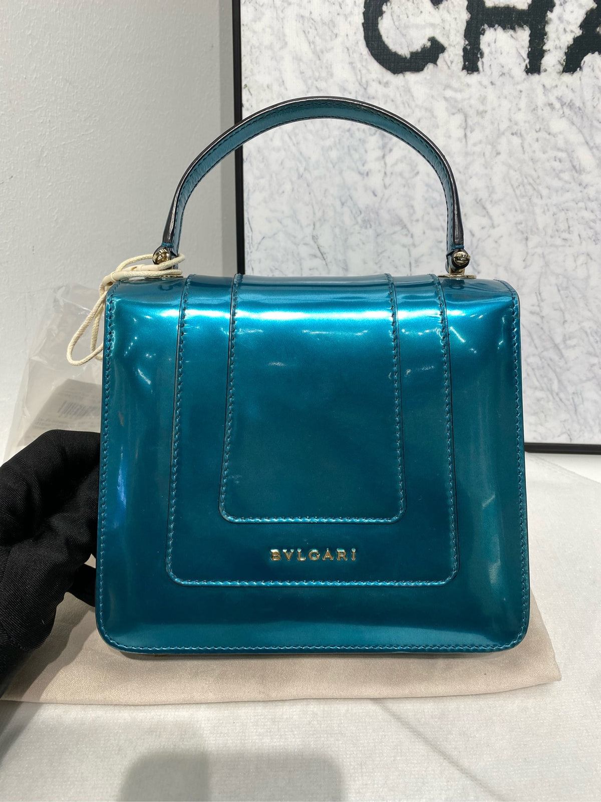 Bvlgari - Serpenti Forever Small - Patent leather - Blue - (small)