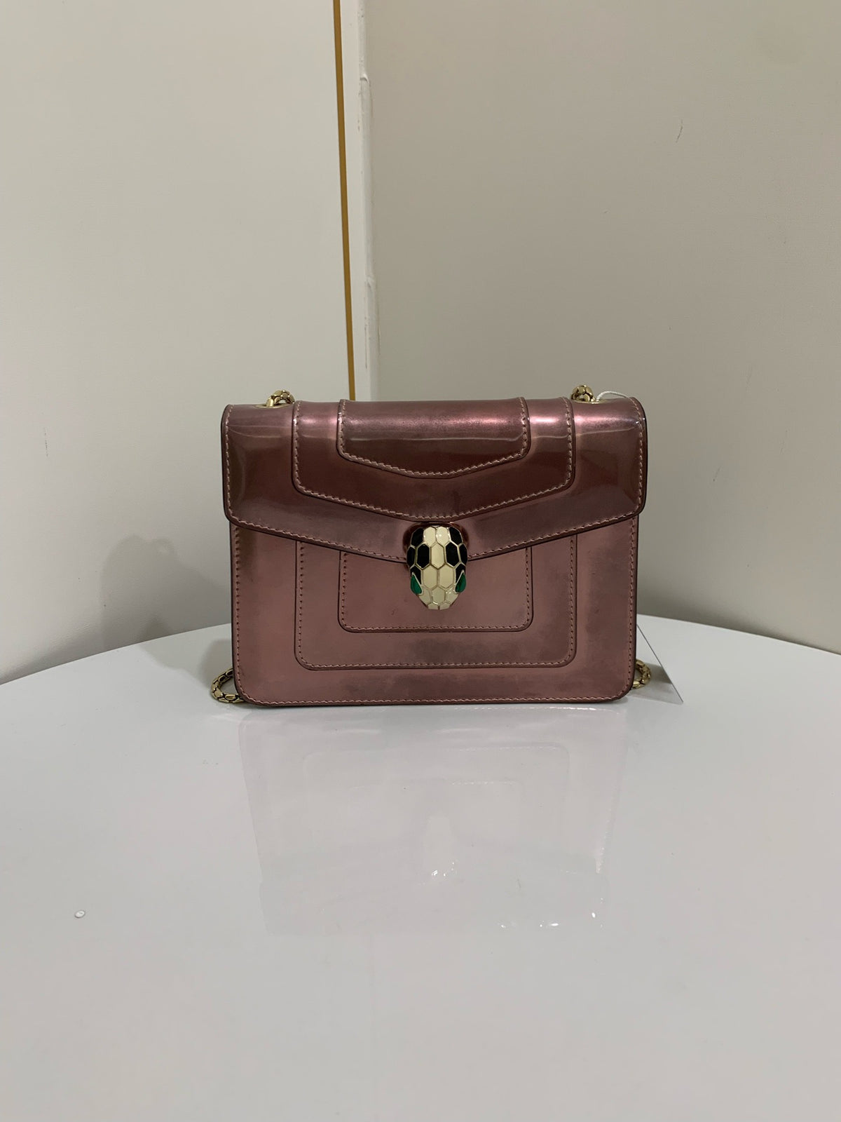 Bvlgari - Serpenti Forever Small - Patent leather - Pink - (small)