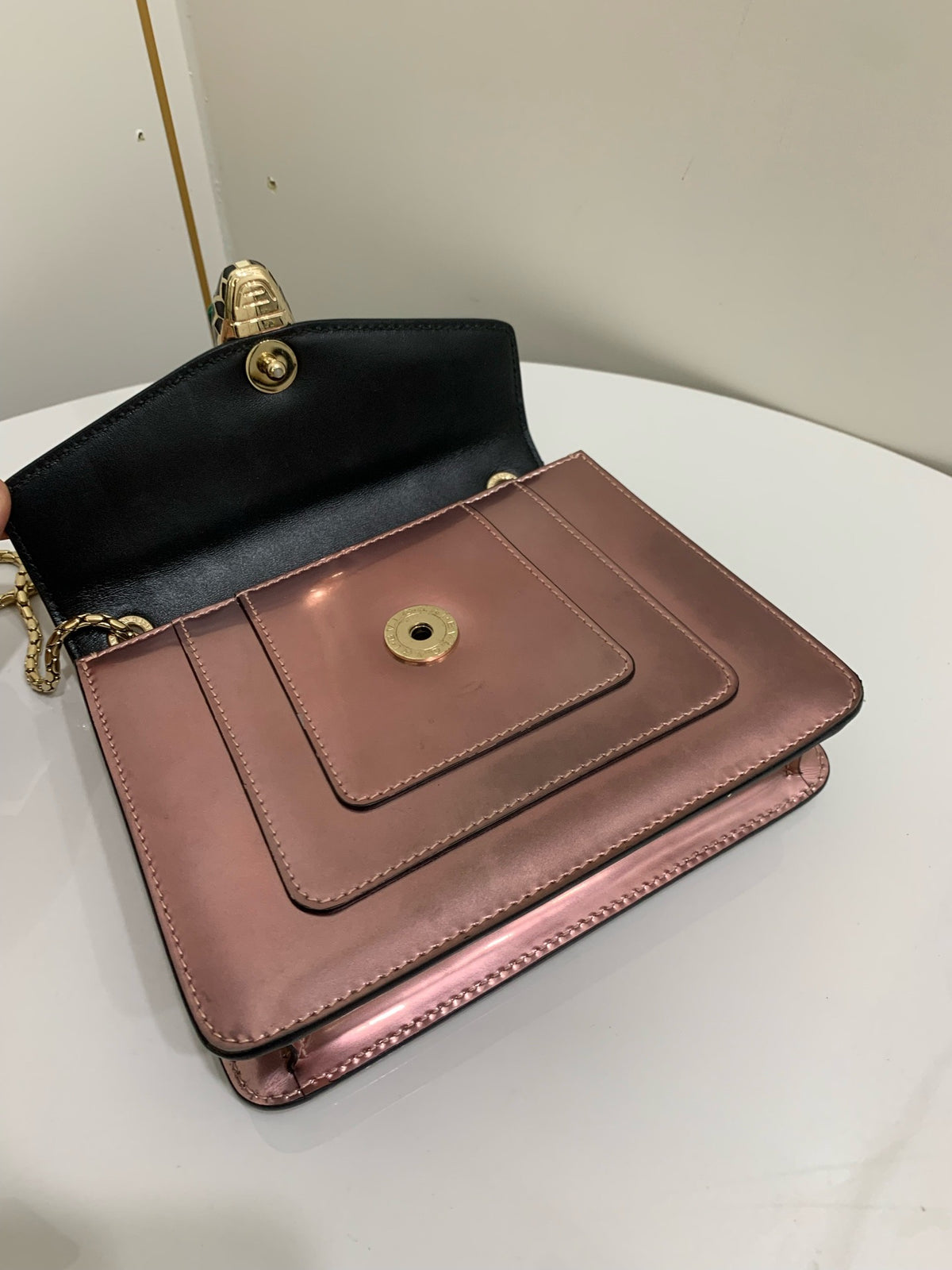 Bvlgari - Serpenti Forever Small - Patent leather - Pink - (small)