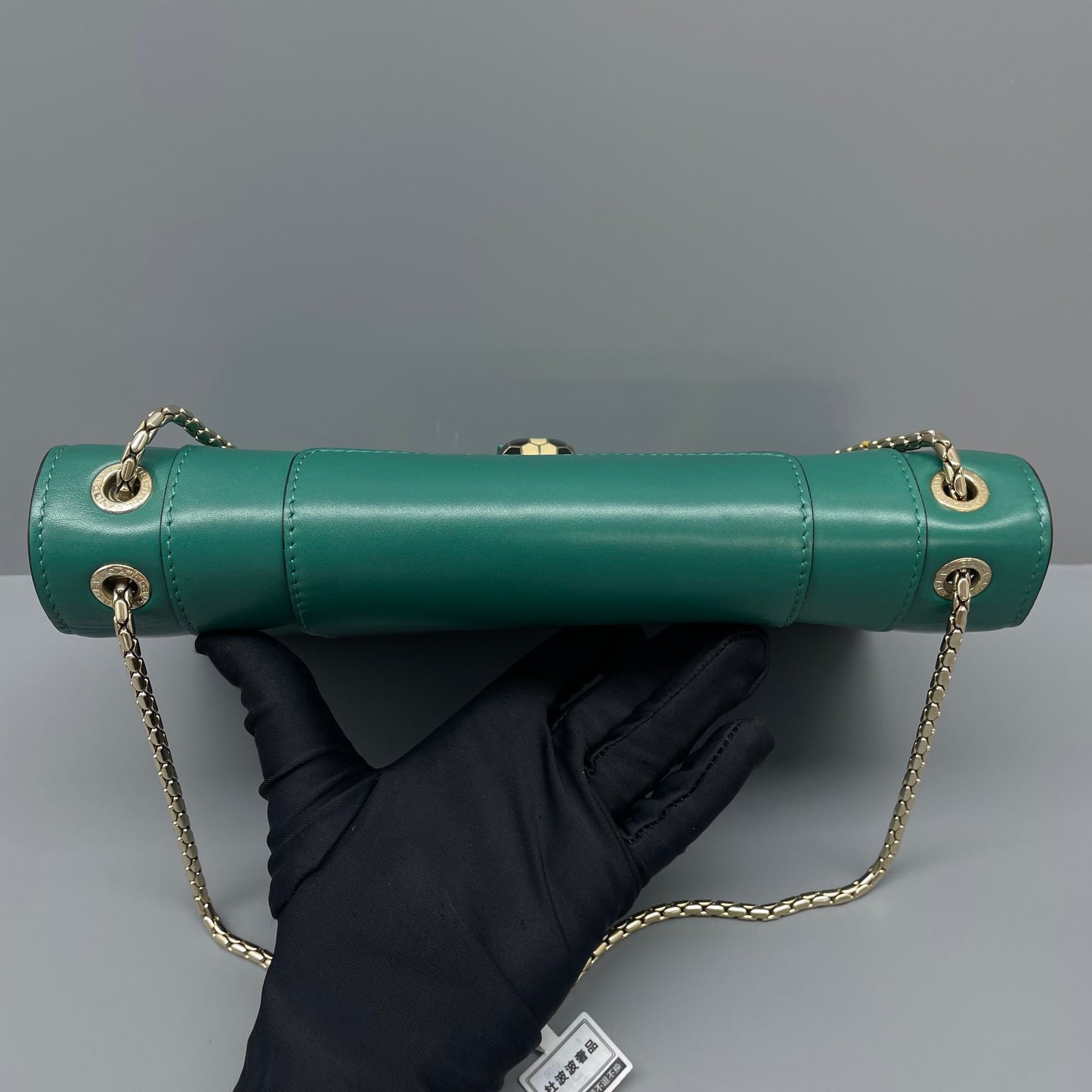 Bvlgari - Serpenti Forever - Smooth calfskin leather - Green with Gold-Tone Hardware - (Medium)