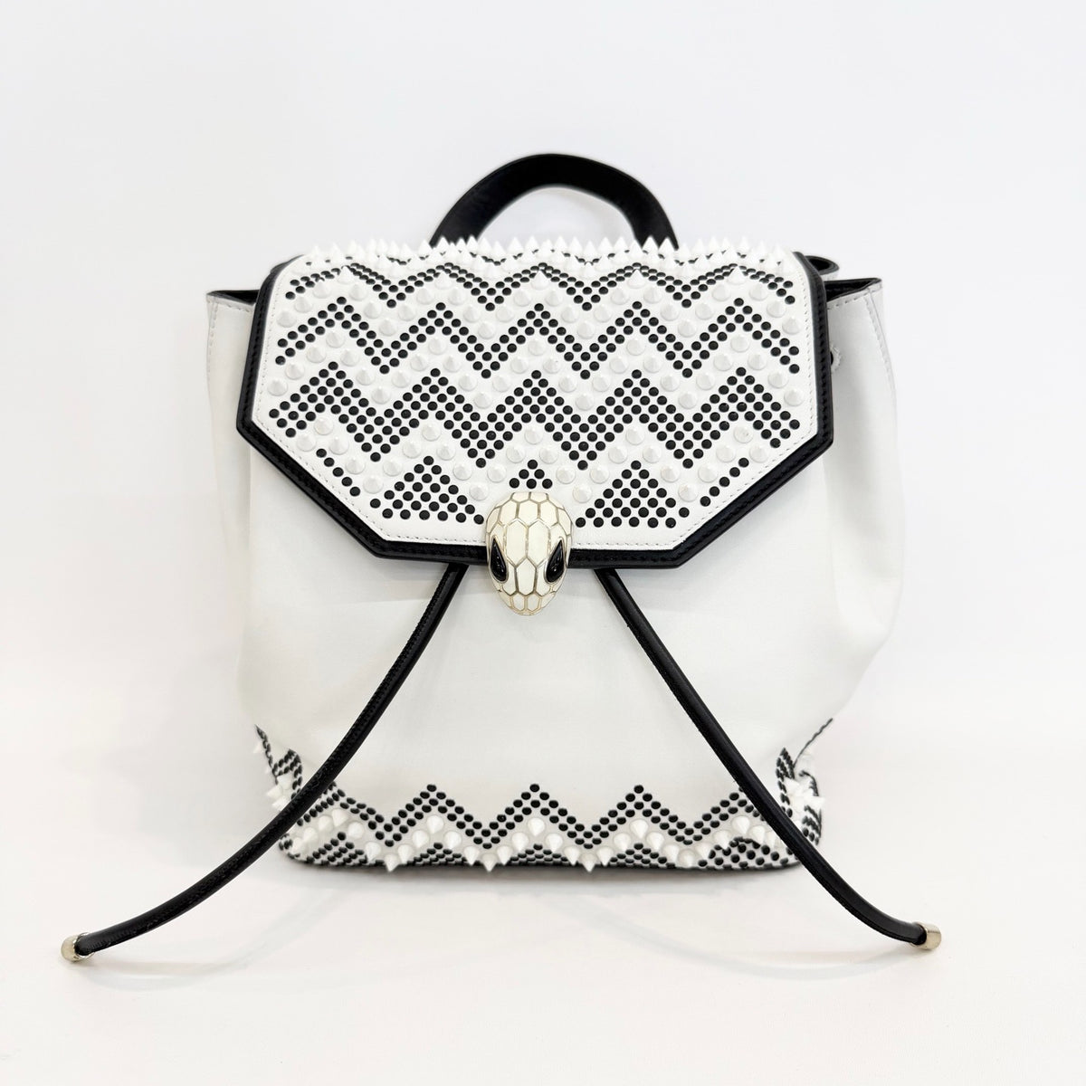 Bvlgari - Serpenti Forever Studded Drawstring Backpack - Leather - Multicolour - (mini)