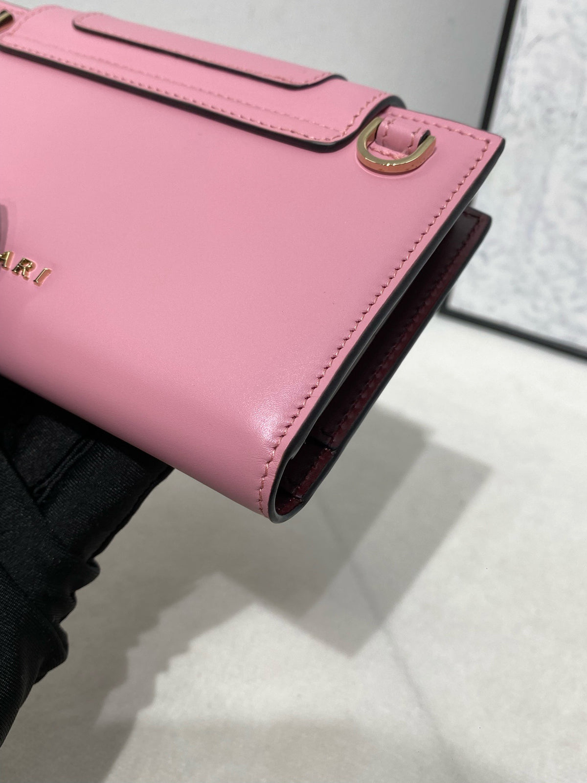 Bvlgari - Serpenti Forever Tri-fold - Leather - Pink