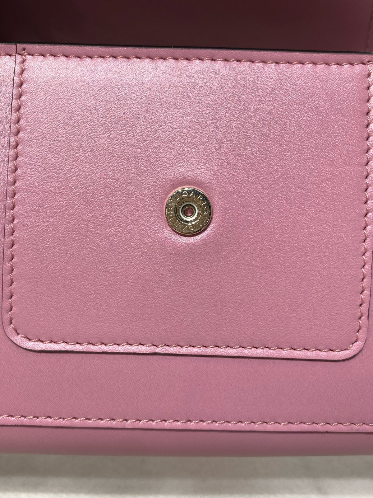 Bvlgari - Serpenti Forever Tri-fold - Leather - Pink