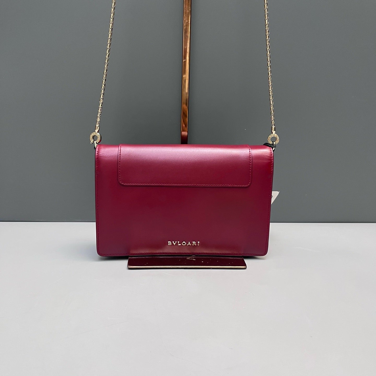 Bvlgari - Serpenti Forever Wallet on Chain - Calf leather - Red - (mini)