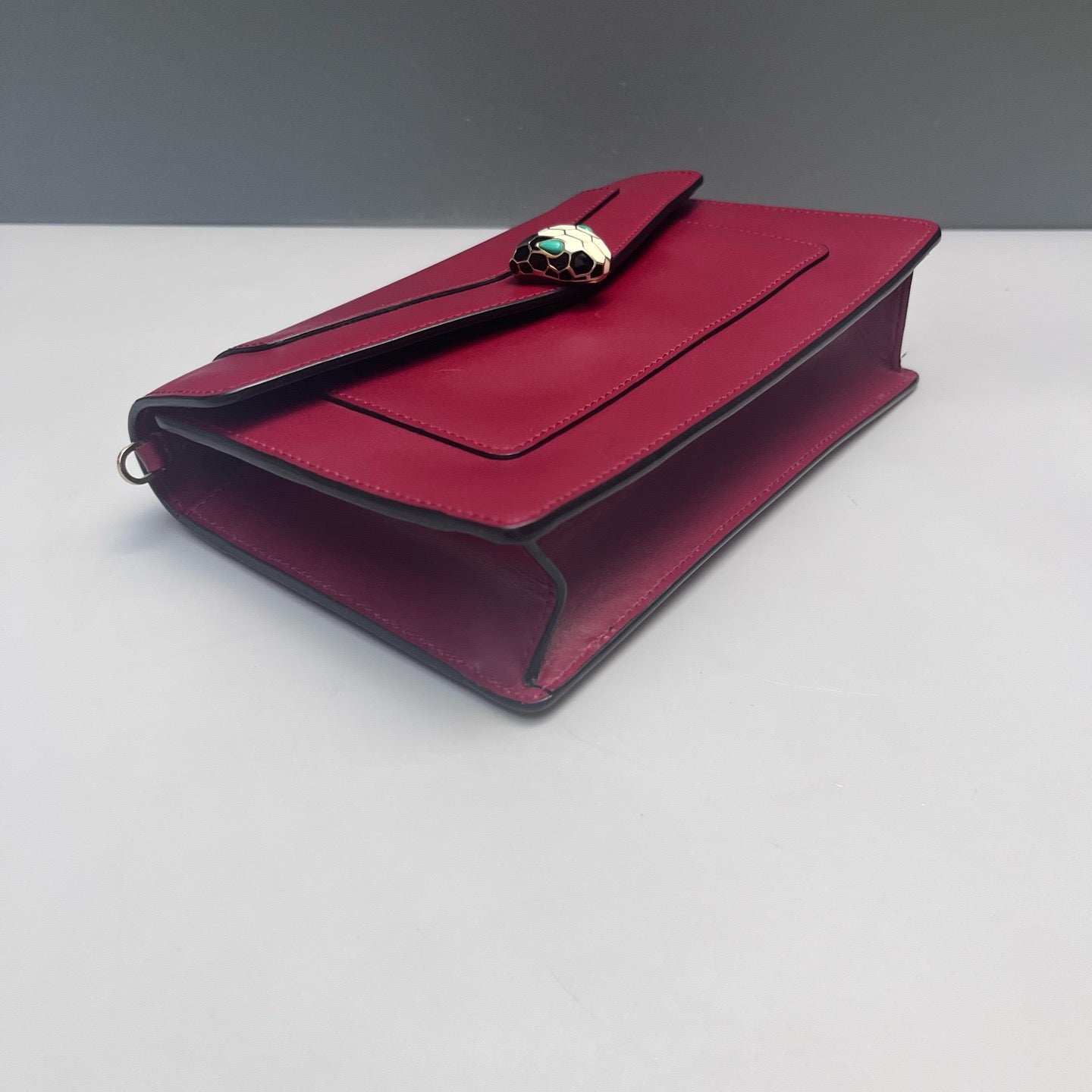 Bvlgari - Serpenti Forever Wallet on Chain - Calf leather - Red - (mini)