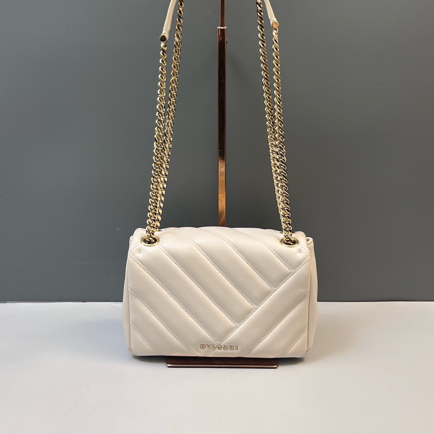 Bvlgari - Serpenti - Leather - Beige - (small)