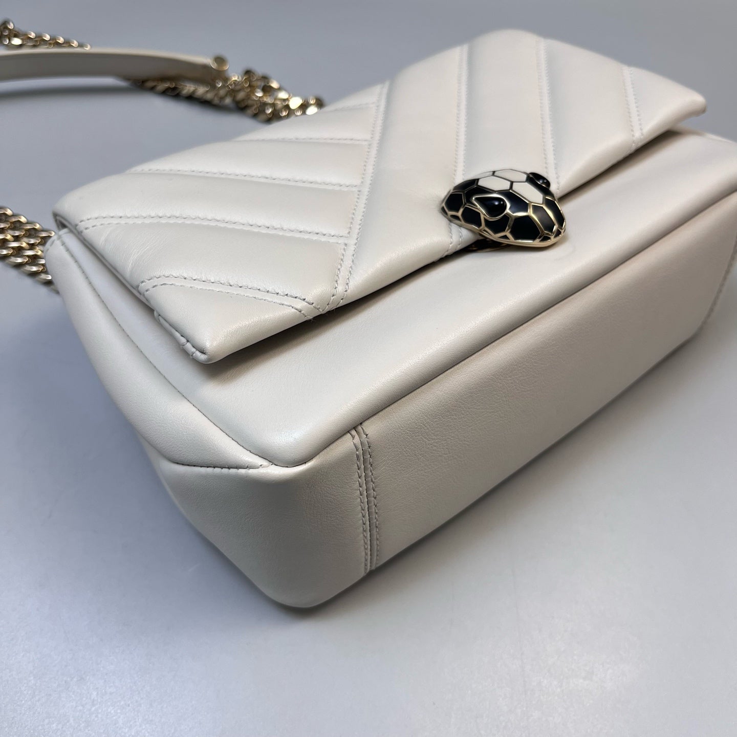 Bvlgari - Serpenti - Leather - Beige - (small)