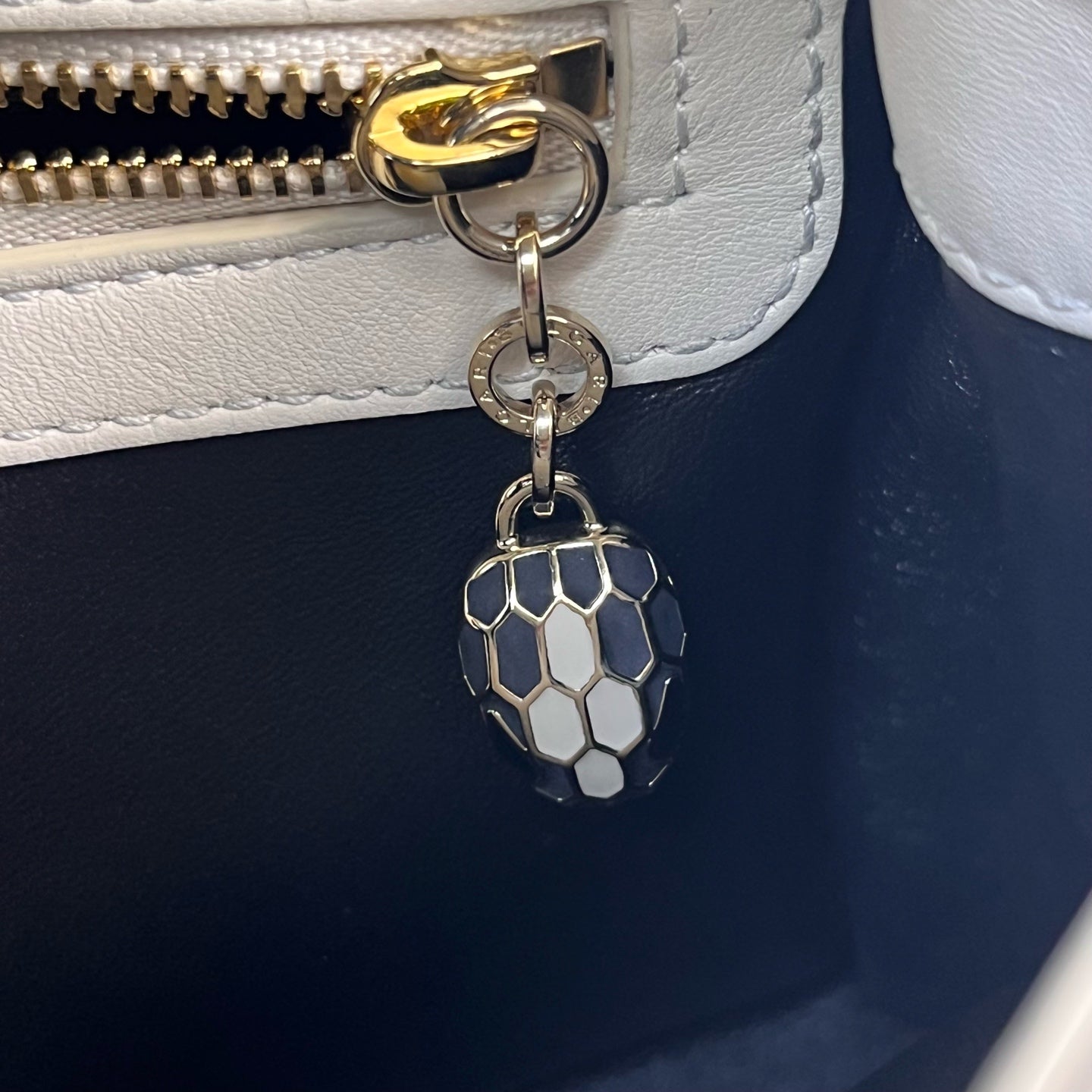 Bvlgari - Serpenti - Leather - Beige - (small)