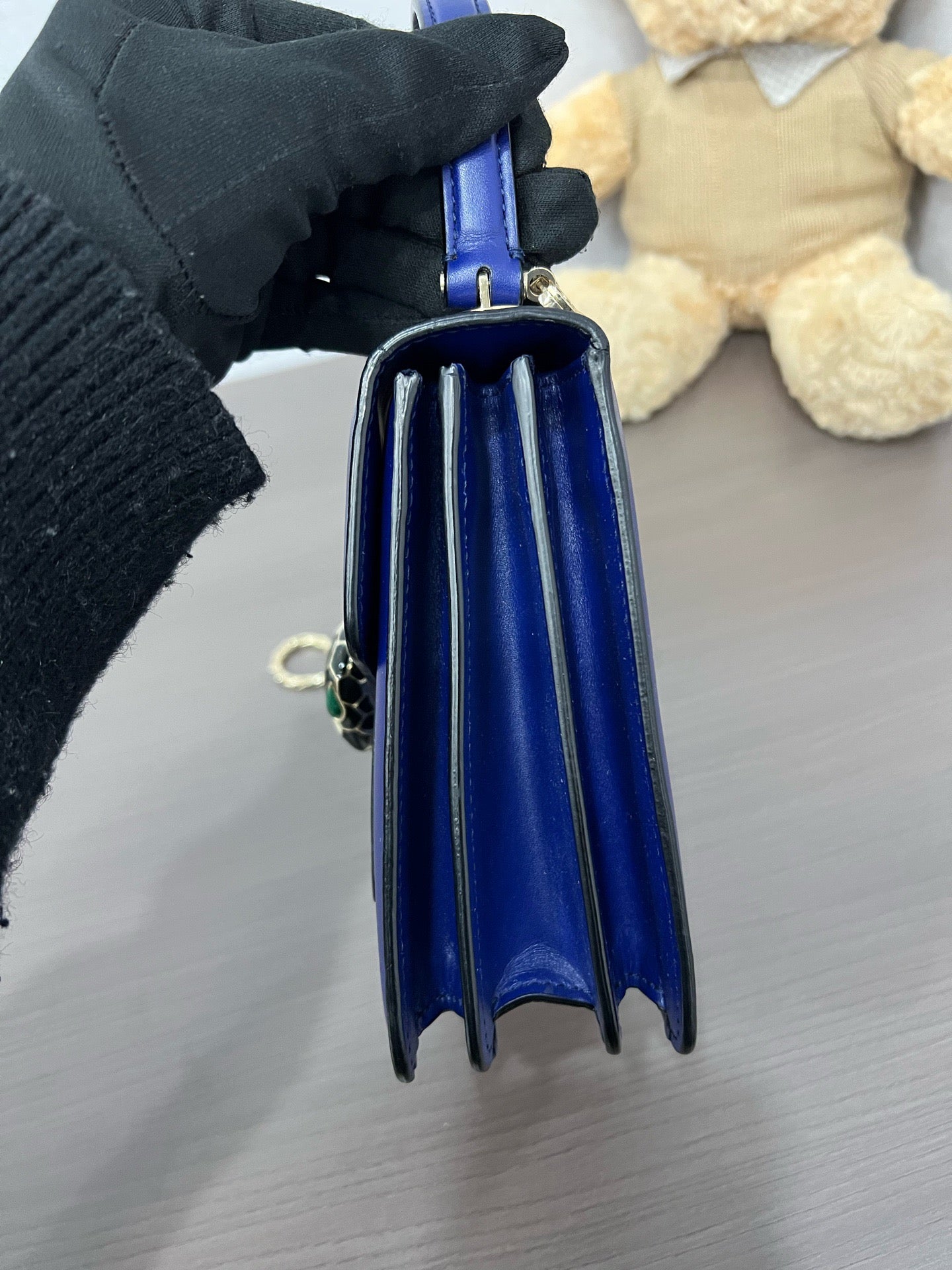 Bvlgari - Serpenti - Leather - Blue - (mini)