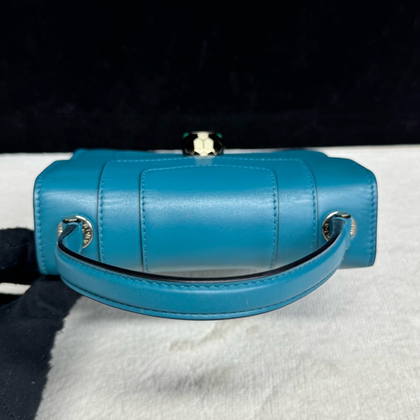 Bvlgari - Serpenti - Leather - Blue - (mini)