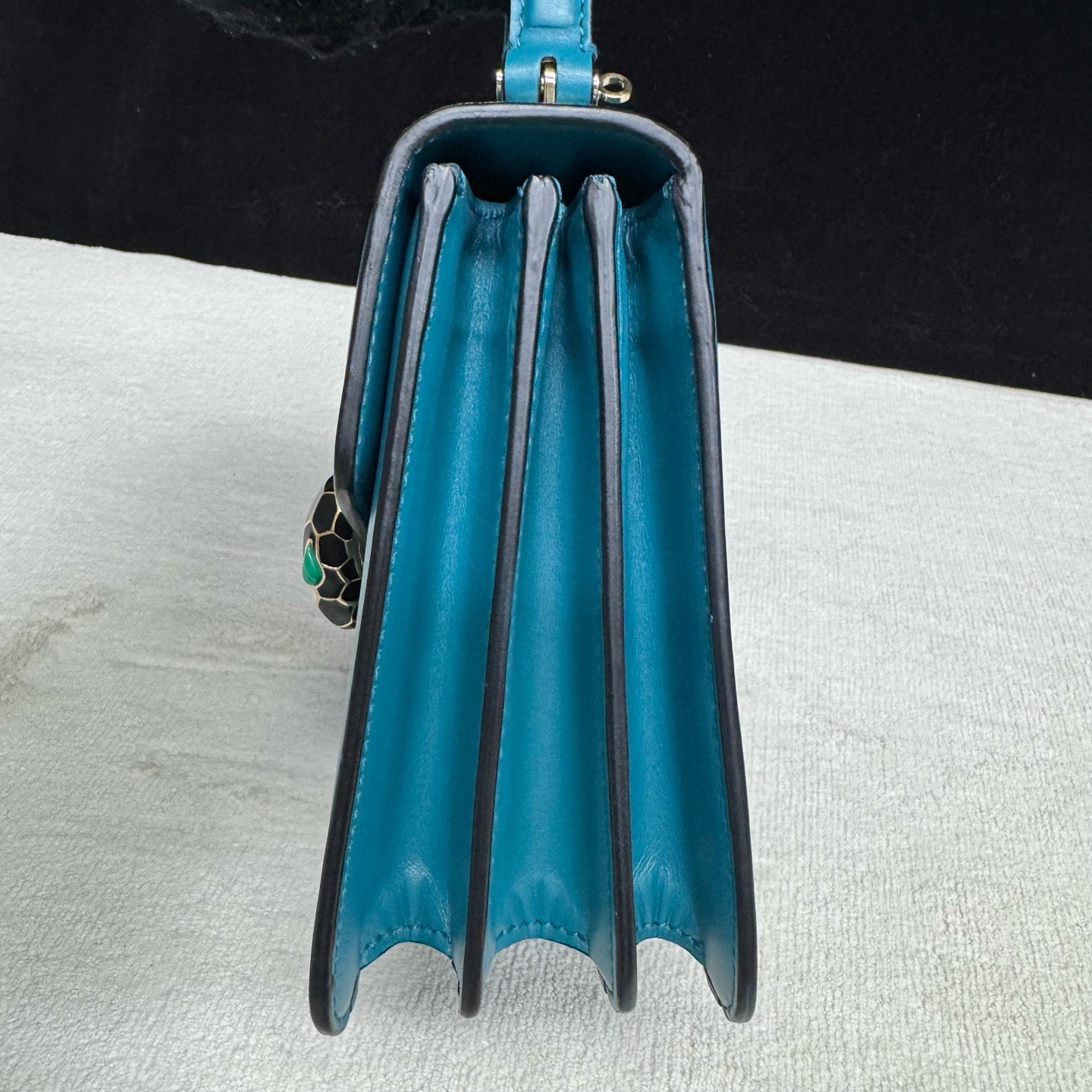 Bvlgari - Serpenti - Leather - Blue - (mini)