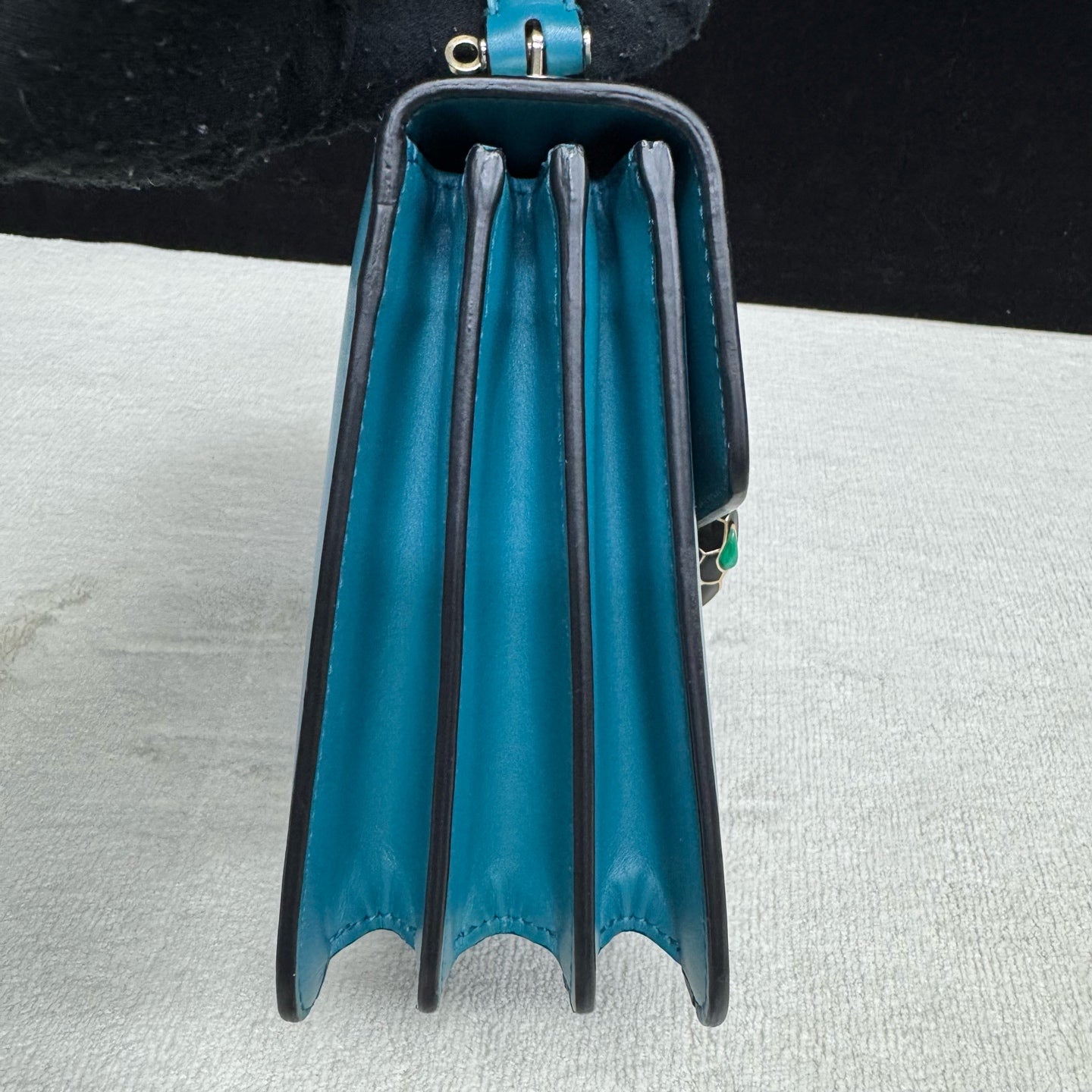 Bvlgari - Serpenti - Leather - Blue - (mini)