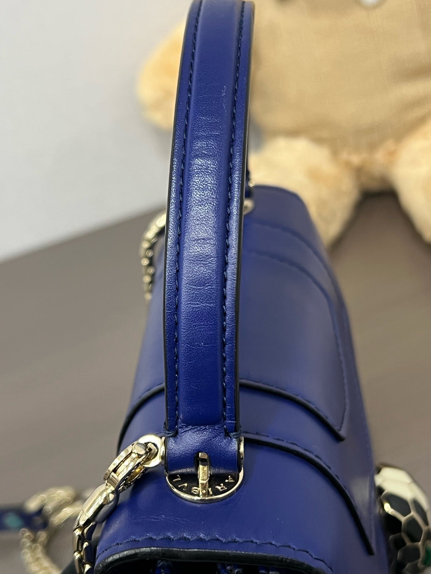 Bvlgari - Serpenti - Leather - Blue - (mini)
