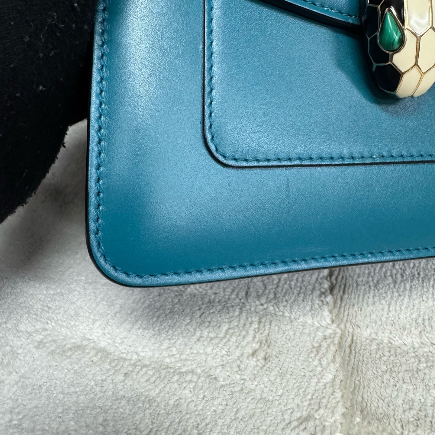 Bvlgari - Serpenti - Leather - Blue - (mini)