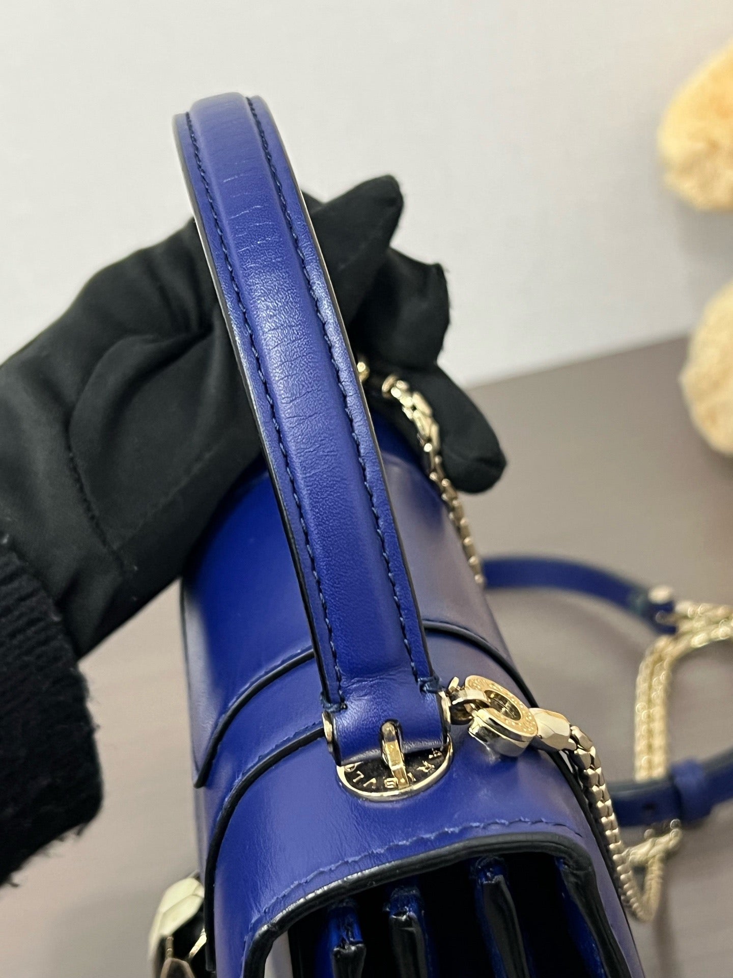 Bvlgari - Serpenti - Leather - Blue - (mini)