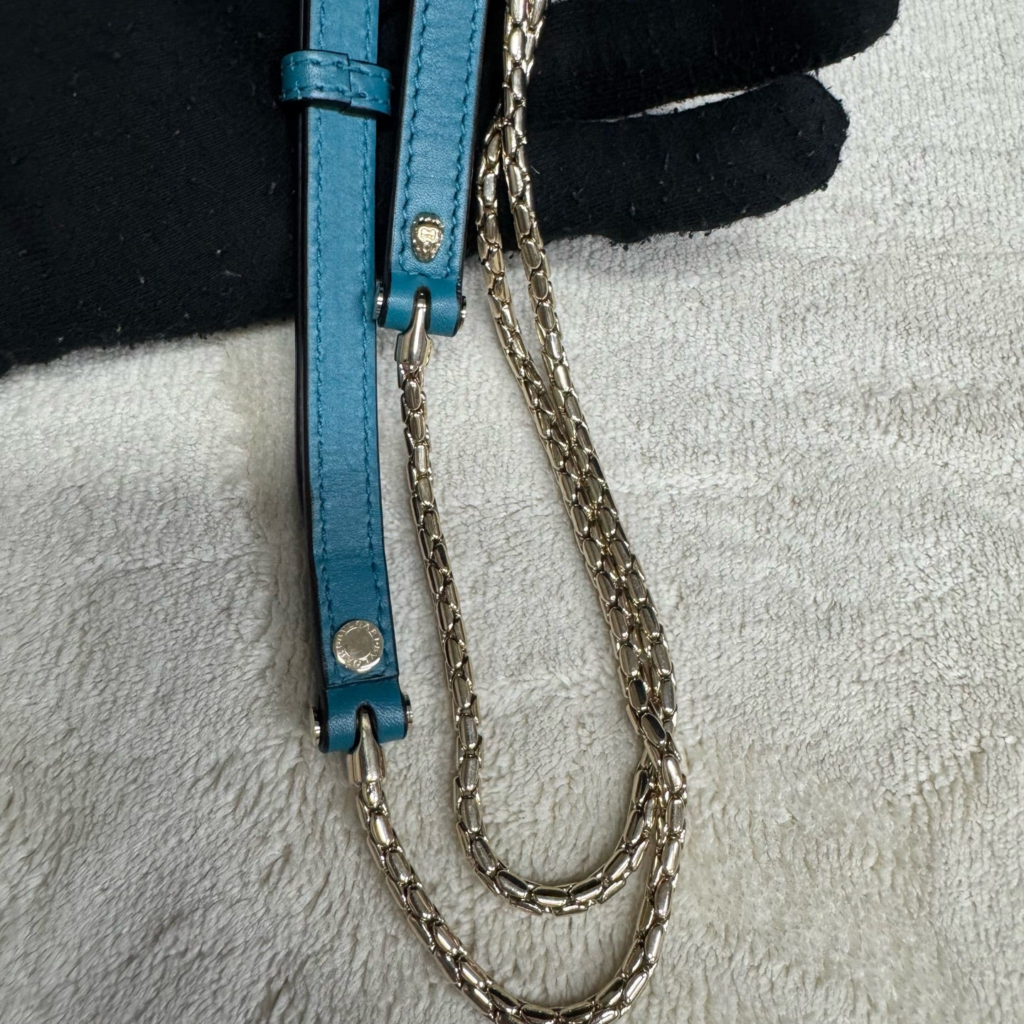 Bvlgari - Serpenti - Leather - Blue - (mini)