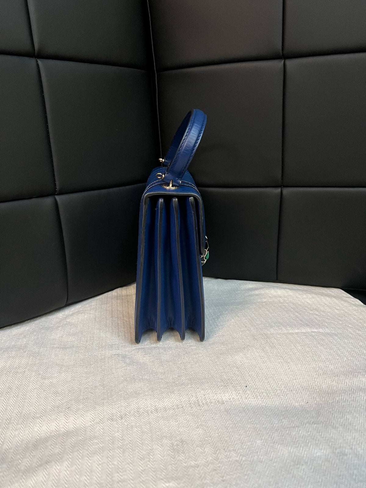 Bvlgari - Serpenti - Leather - Blue - (small)