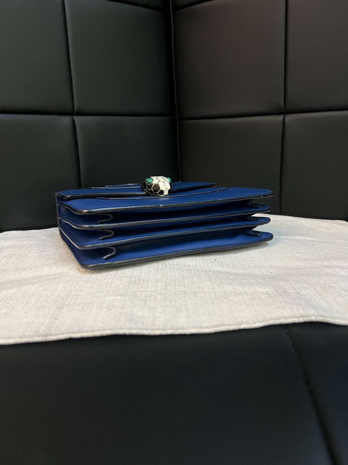 Bvlgari - Serpenti - Leather - Blue - (small)