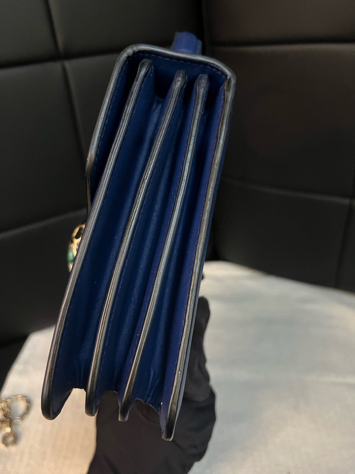 Bvlgari - Serpenti - Leather - Blue - (small)