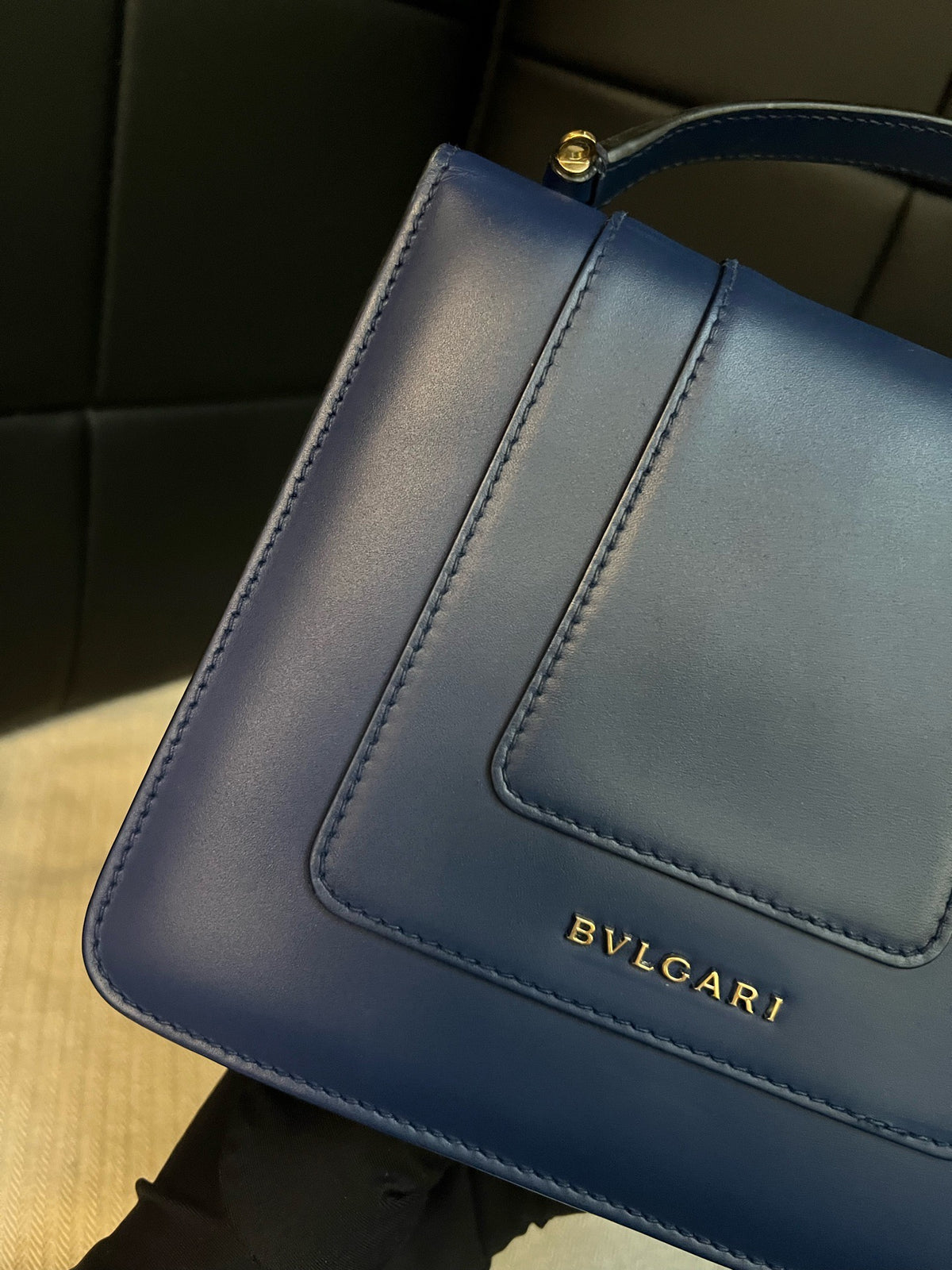 Bvlgari - Serpenti - Leather - Blue - (small)