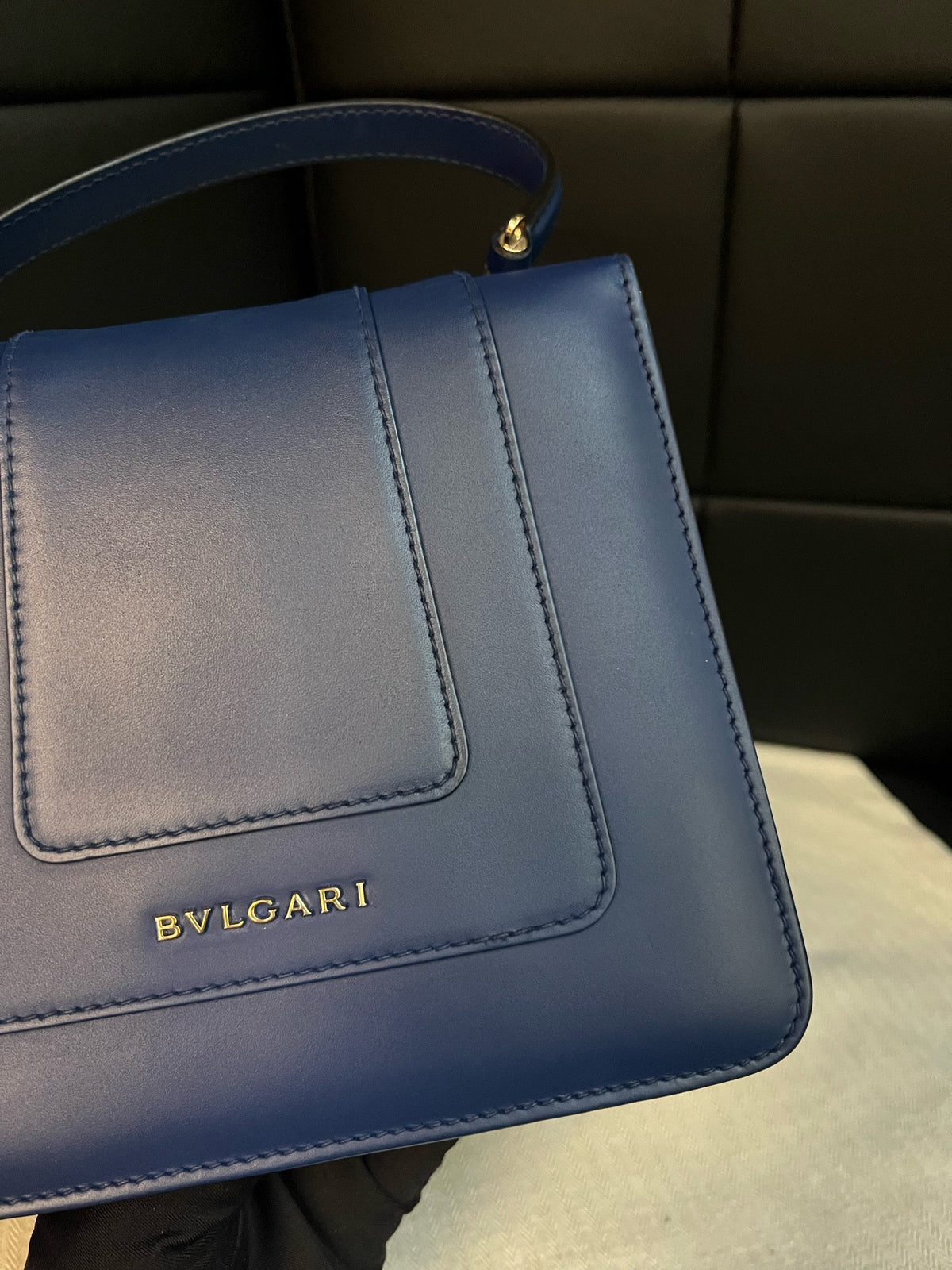 Bvlgari - Serpenti - Leather - Blue - (small)