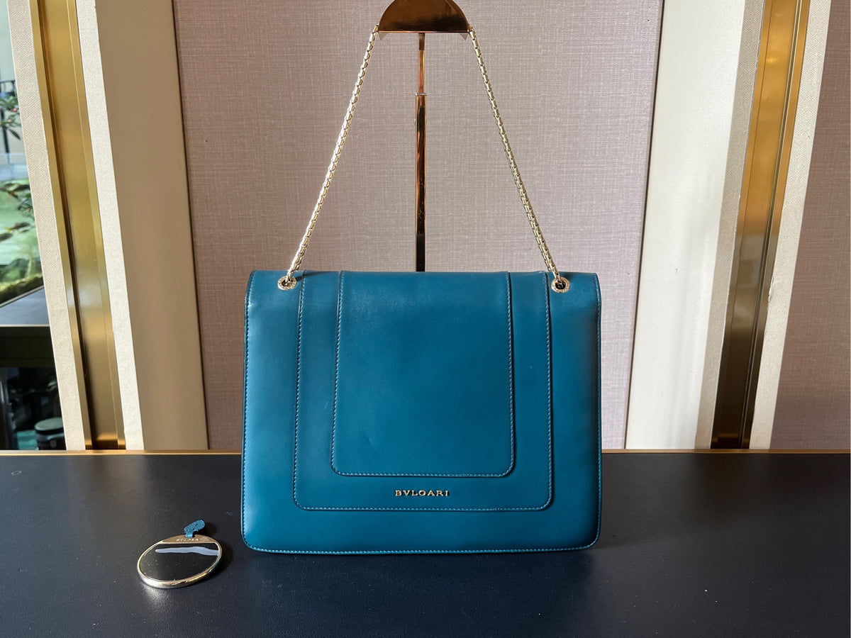 Bvlgari - Serpenti - Leather - Green - (large)