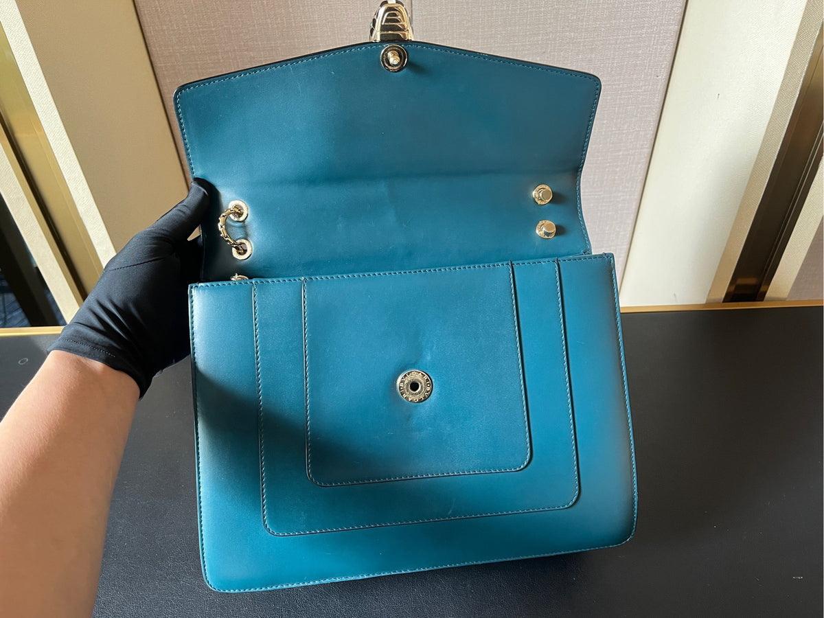 Bvlgari - Serpenti - Leather - Green - (large)