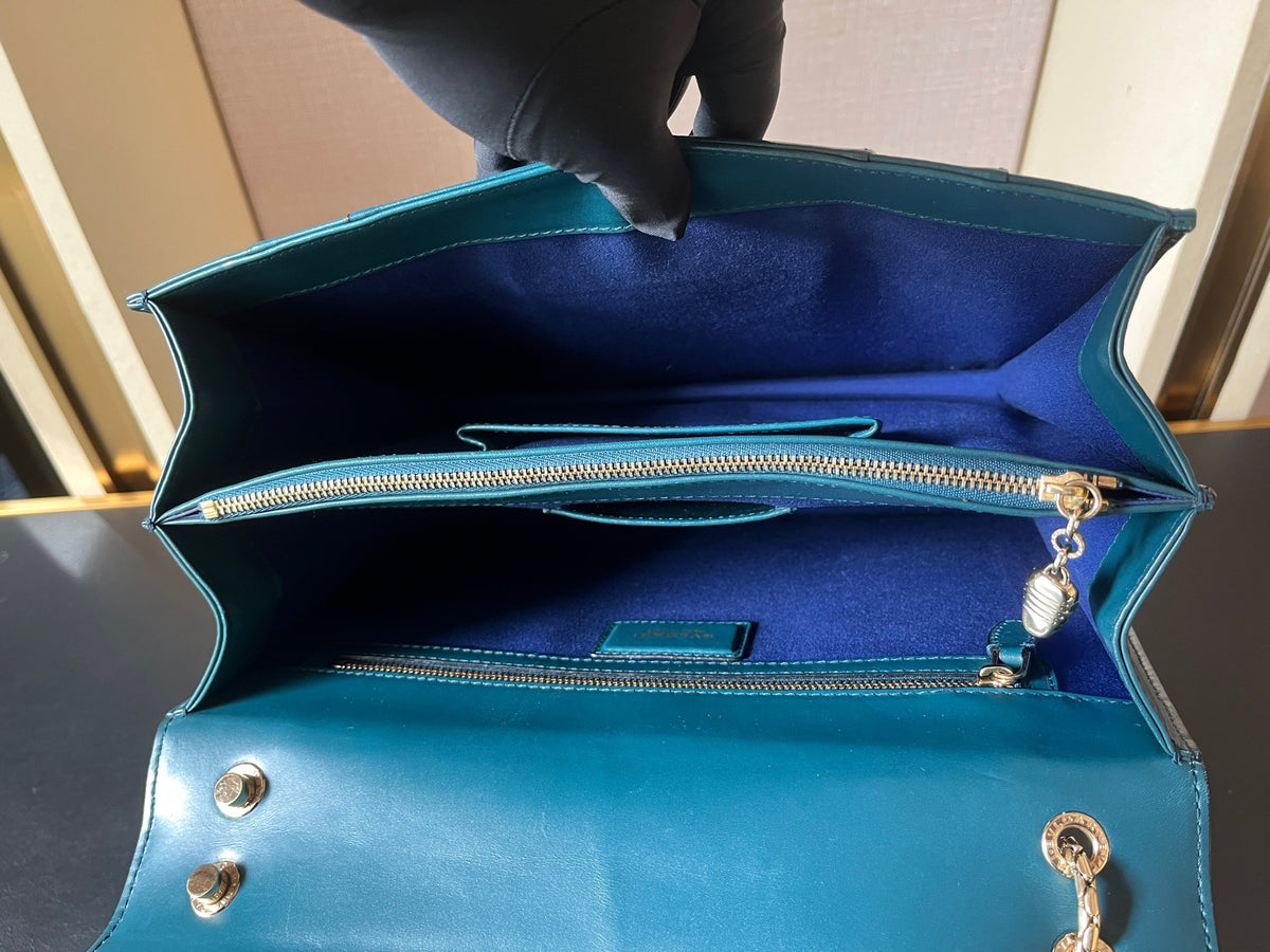 Bvlgari - Serpenti - Leather - Green - (large)